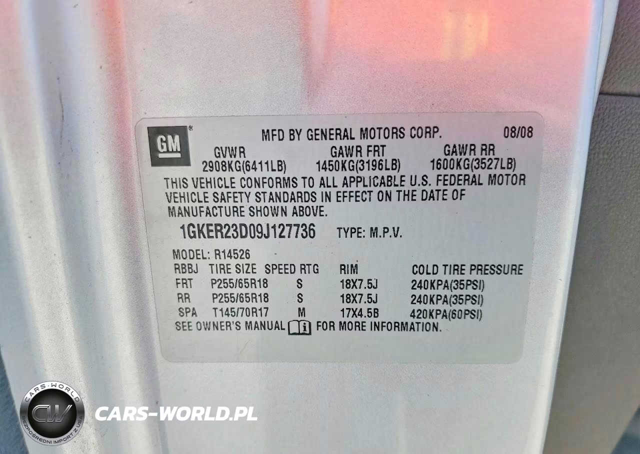 2009 GMC Acadia Slt-1 VIN:1GKER23D09J127736 - 13
