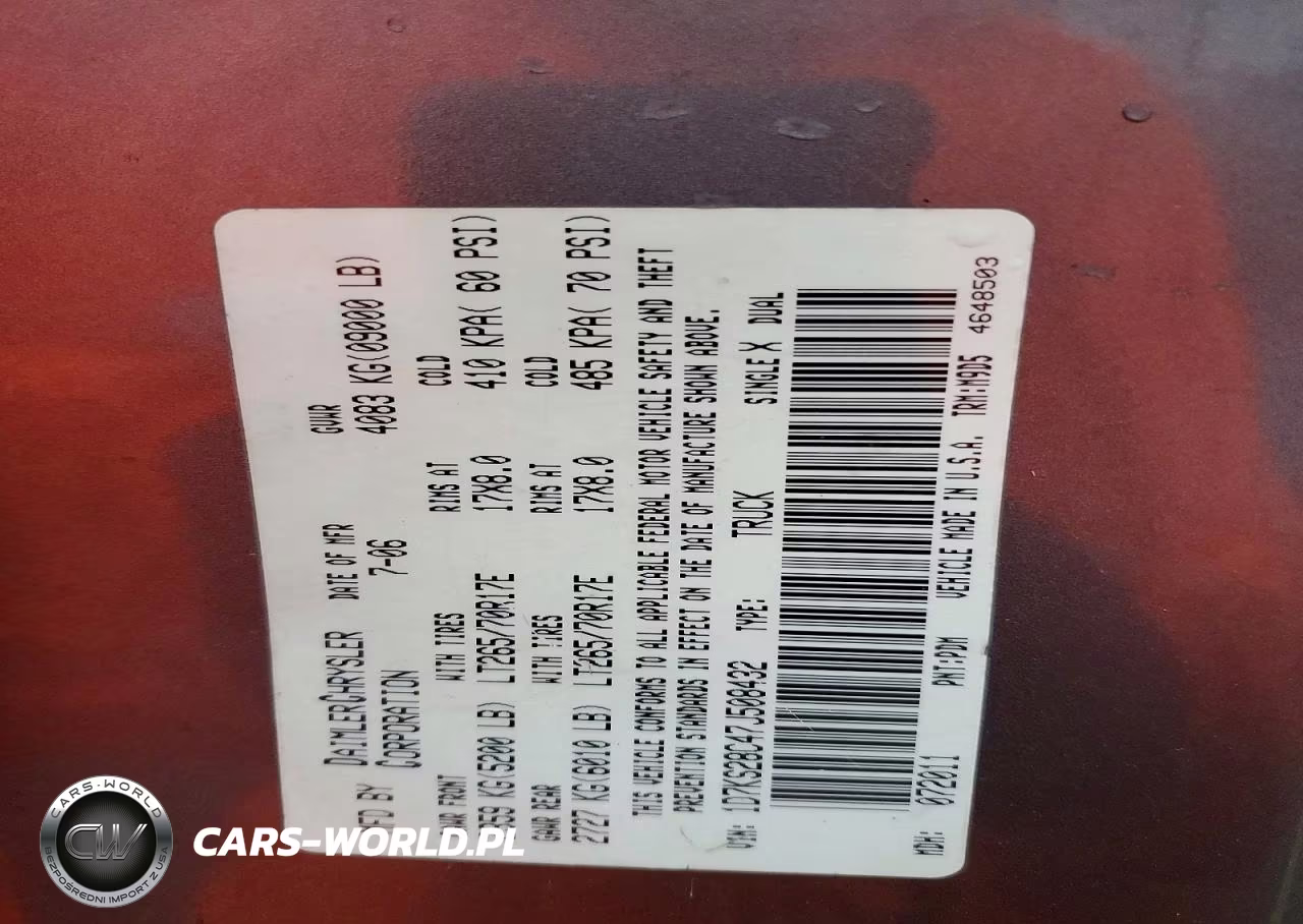 2007 Dodge Ram 2500 St VIN:1D7KS28C47J508432 - 12