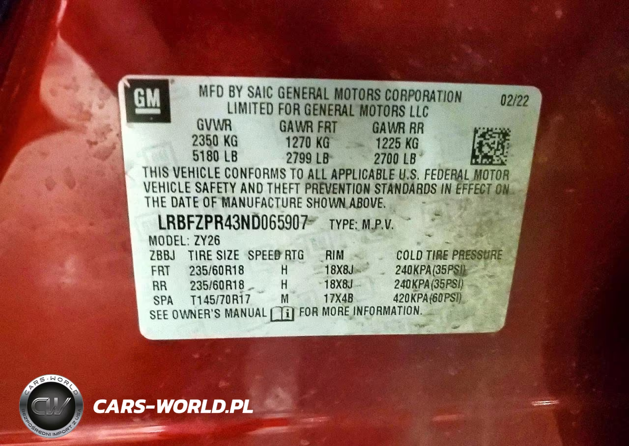 2022 Buick Envision Essence VIN:LRBFZPR43ND065907 - 13