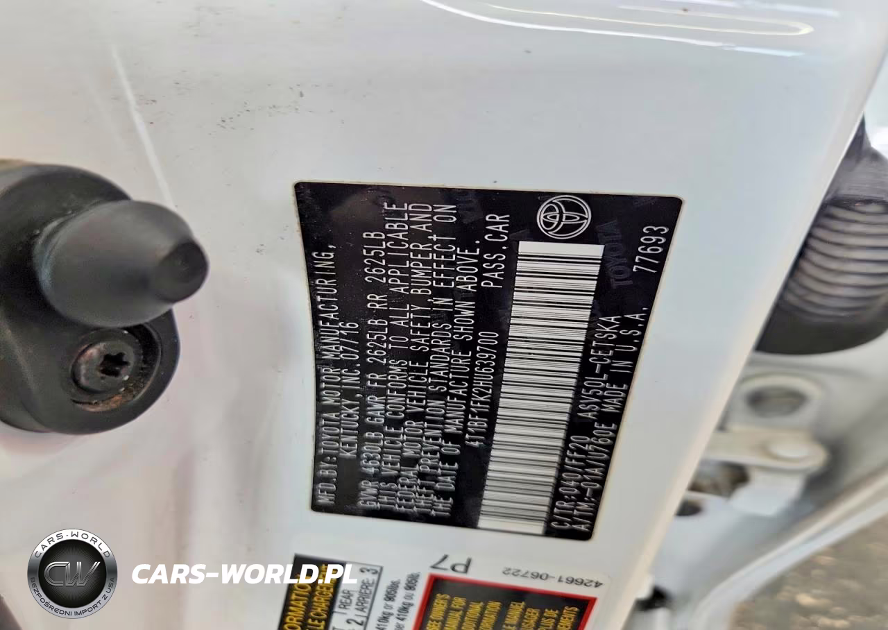 2017 Toyota Camry Se VIN:4T1BF1FK2HU639700 - 12