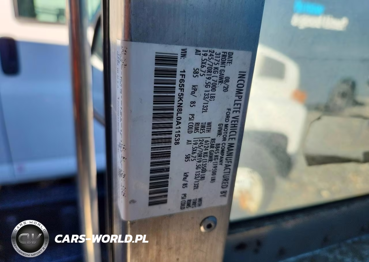 2020 Ford F59 VIN:1F65F5KN8L0A11538 - 13