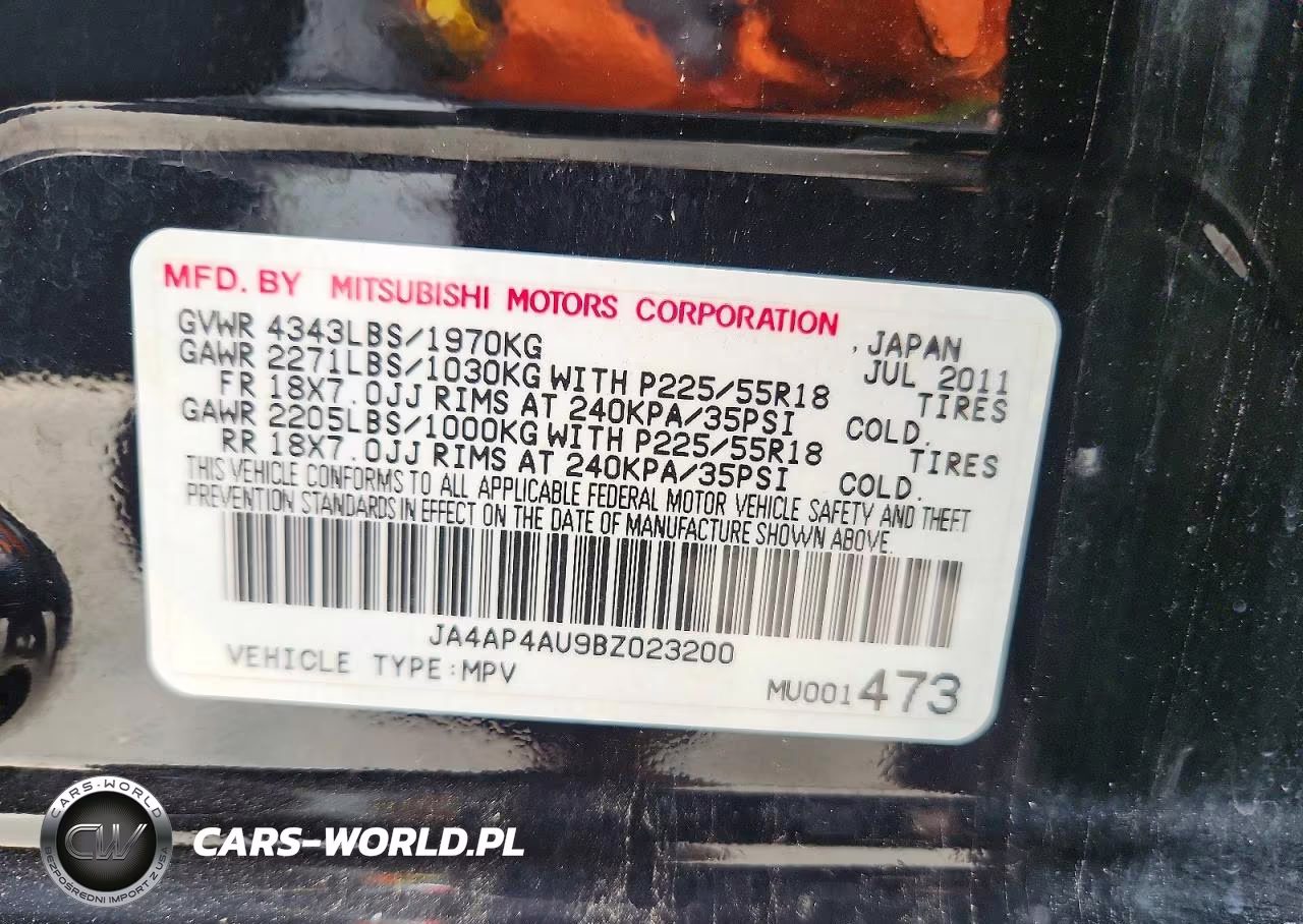 2011 Mitsubishi Outlander Sport Se VIN:JA4AP4AU9BZ023200 - 13
