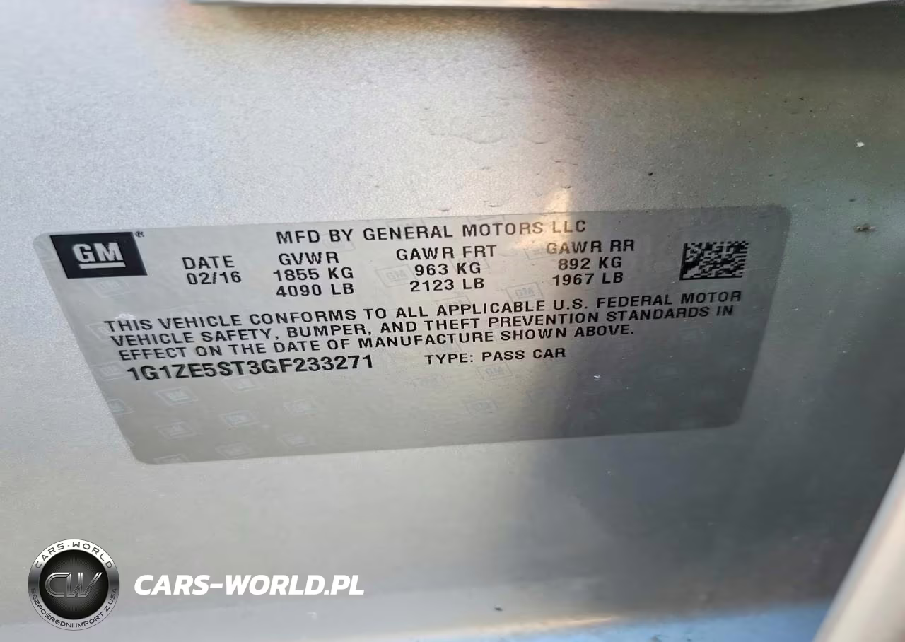 2016 Chevrolet Malibu Lt VIN:1G1ZE5ST3GF233271 - 12