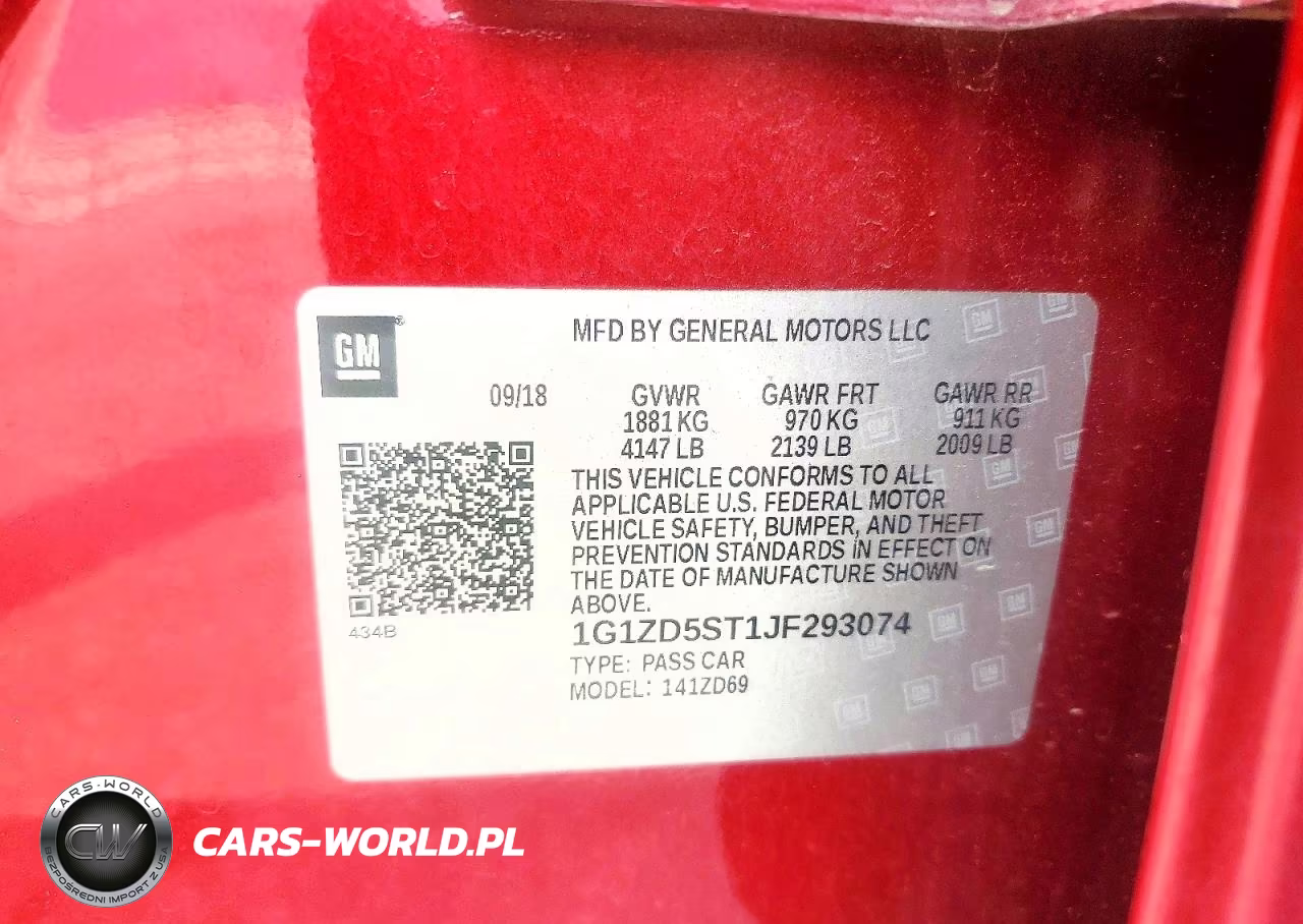 2018 Chevrolet Malibu Lt VIN:1G1ZD5ST1JF293074 - 12