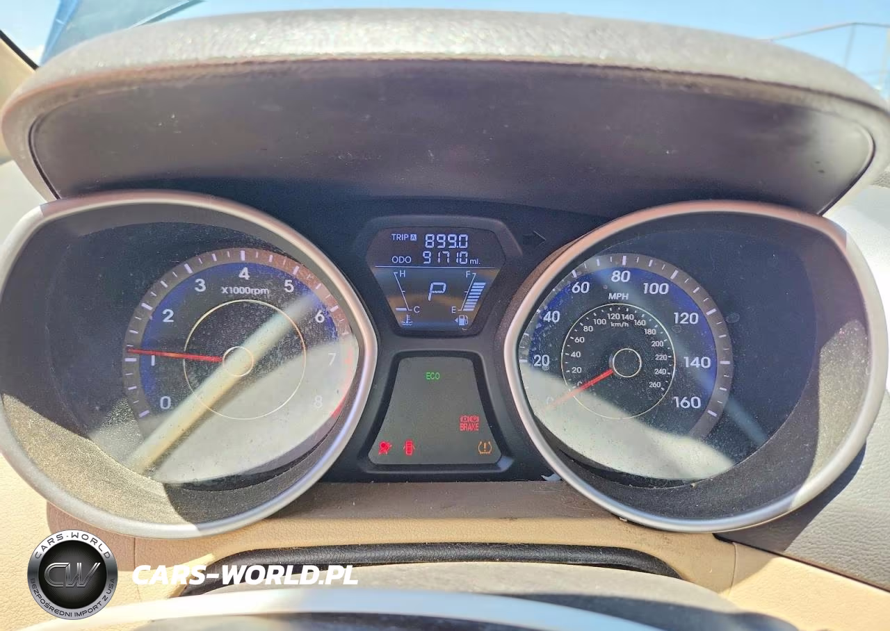2012 Hyundai Elantra Gls VIN:KMHDH4AE0CU191245 - 9