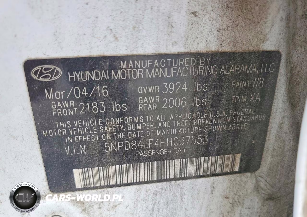 2017 Hyundai Elantra Se VIN:5NPD84LF4HH037553 - 12