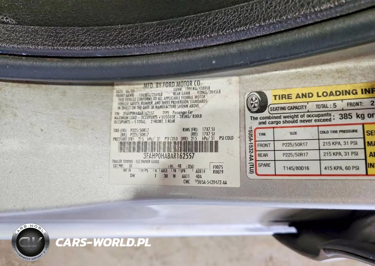 2010 Ford Fusion Se VIN:3FAHP0HA8AR162557 - 13