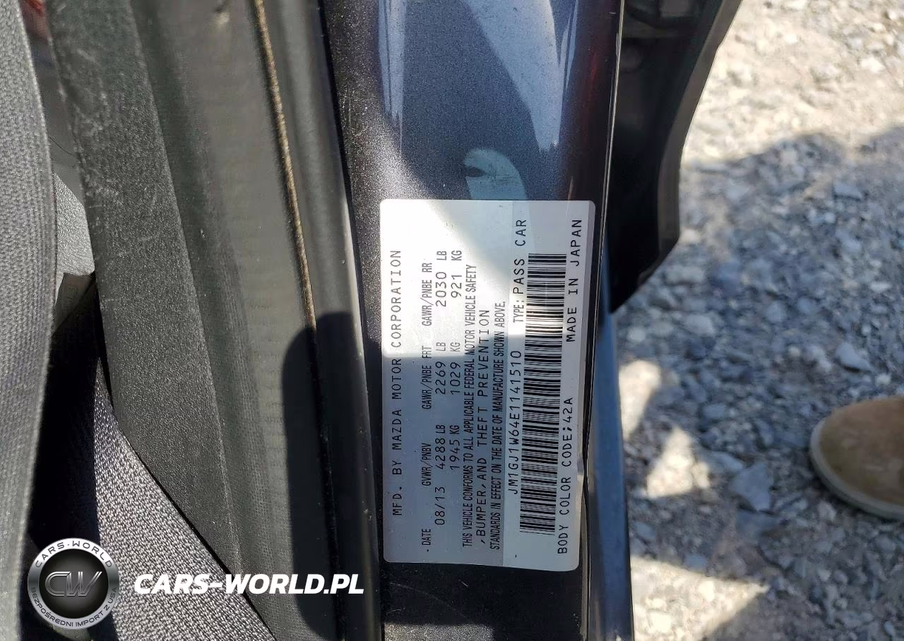 2014 Mazda 6 Grand Touring VIN:JM1GJ1W64E1141510 - 12