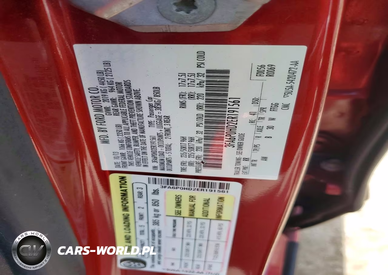 2014 Ford Fusion Se VIN:3FA6P0HD2ER191561 - 12