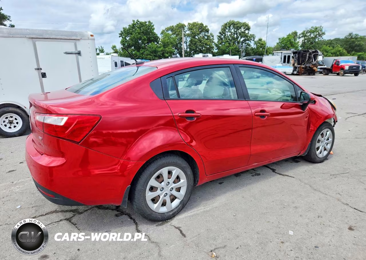 2013 Kia Rio Lx VIN:KNADM4A32D6125829 - 3