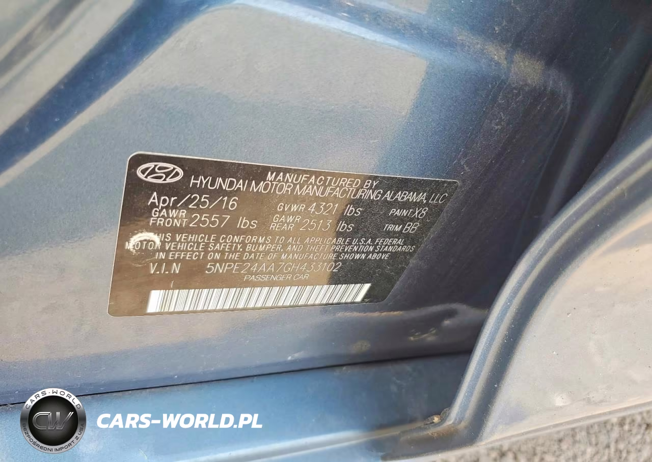 2016 Hyundai Sonata Eco VIN:5NPE24AA7GH433102 - 12