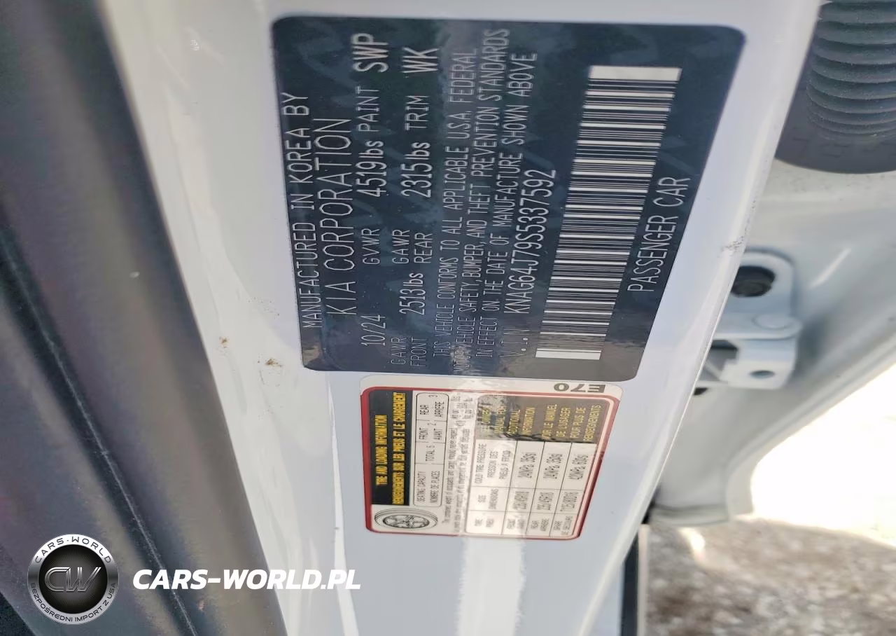2025 Kia K5 Gt Line VIN:KNAG64J79S5337592 - 12