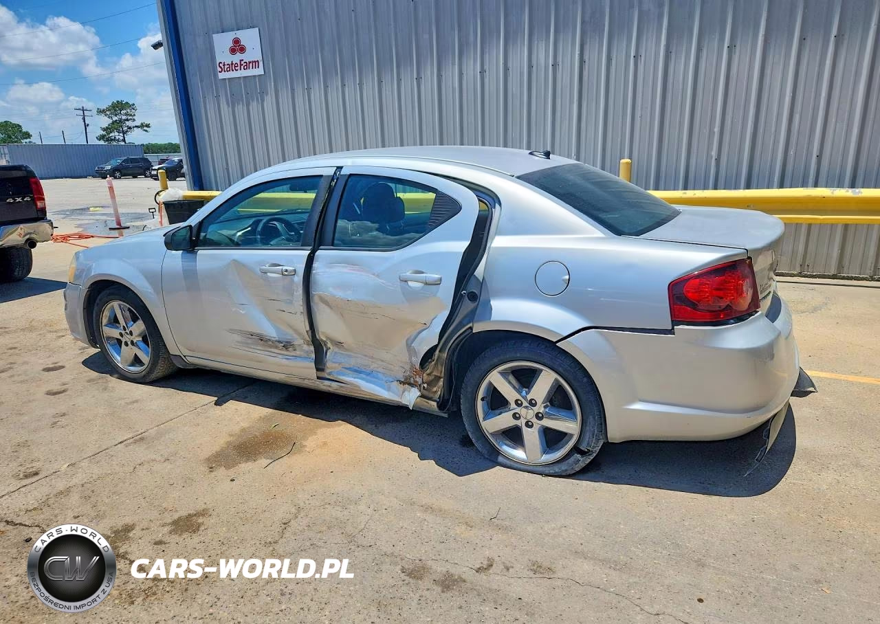 2012 Dodge Avenger Se VIN:1C3CDZAB0CN259329 - 2