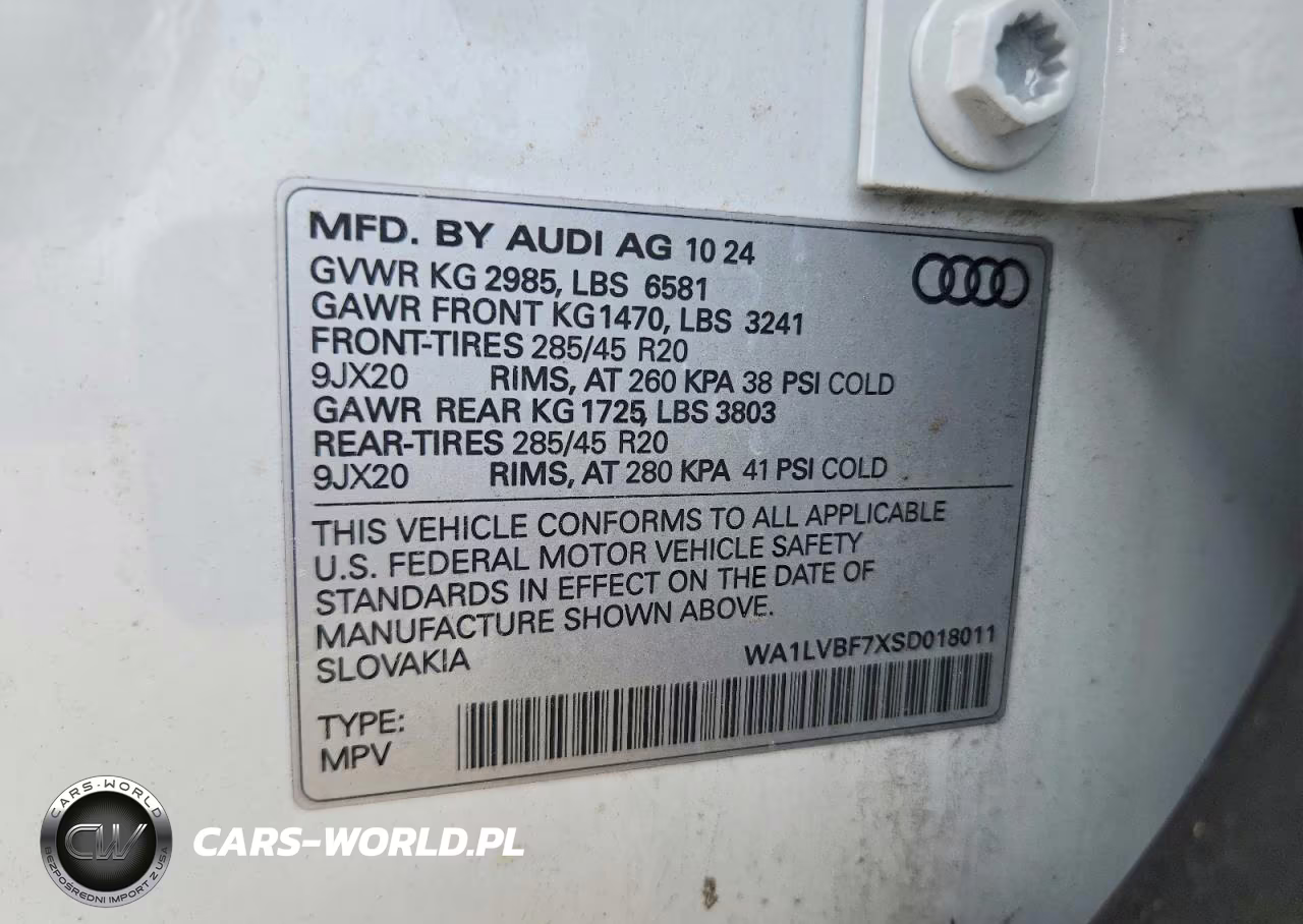 2025 Audi Q7 Premium Plus VIN:WA1LVBF7XSD018011 - 12