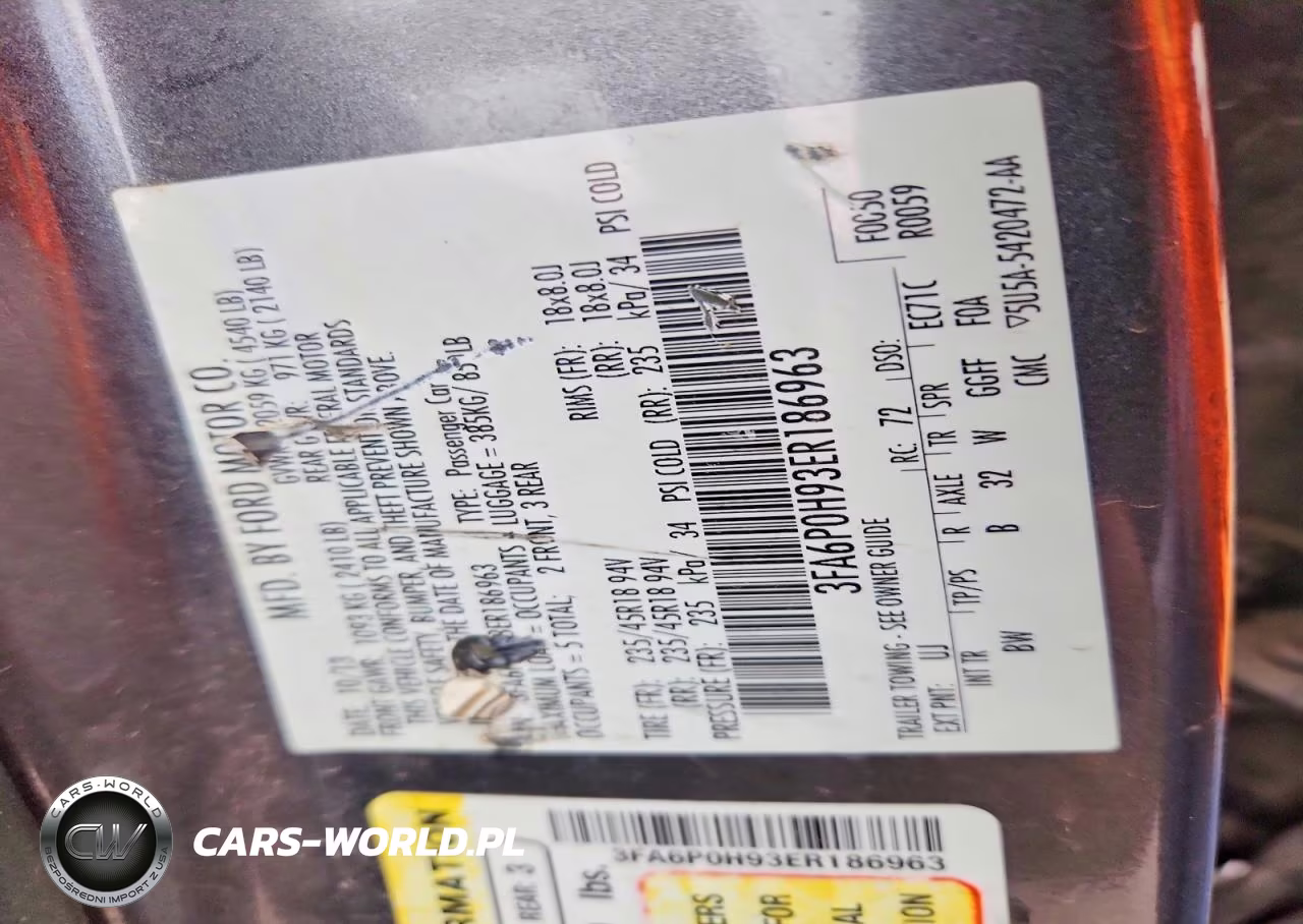 2014 Ford Fusion Se VIN:3FA6P0H93ER186963 - 12