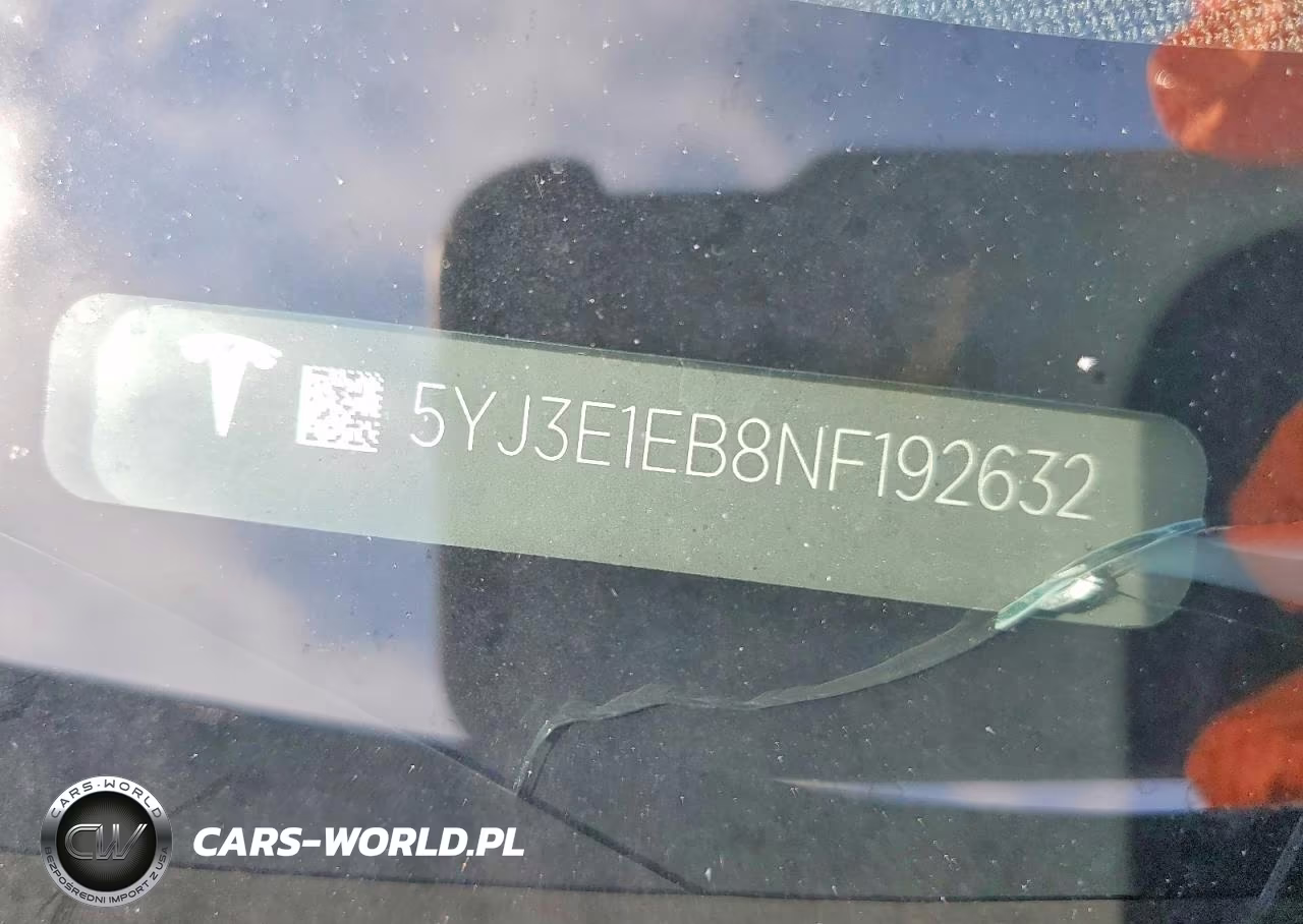 2022 Tesla Model 3 VIN:5YJ3E1EB8NF192632 - 12