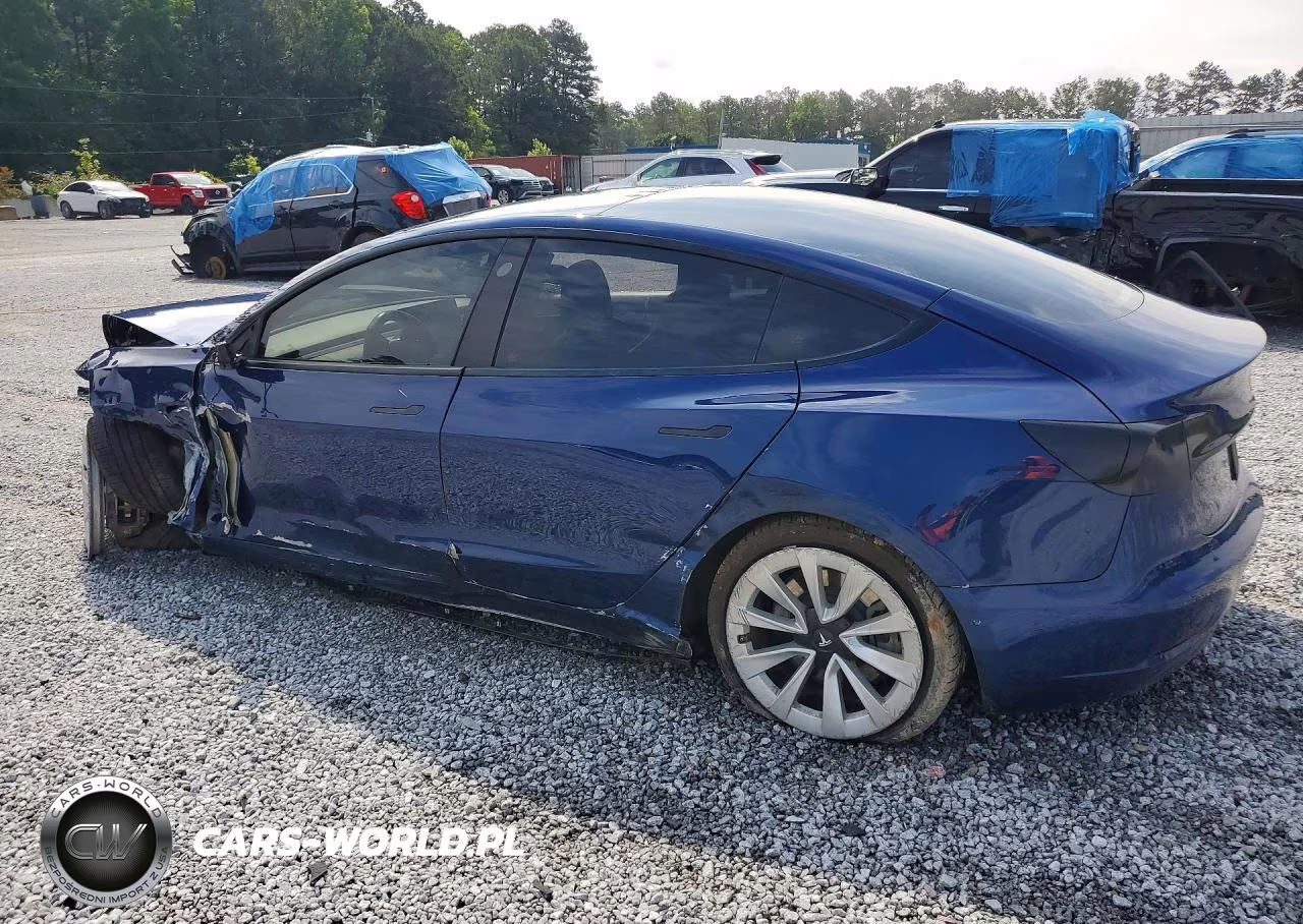 2022 Tesla Model 3 VIN:5YJ3E1EB8NF192632 - 2