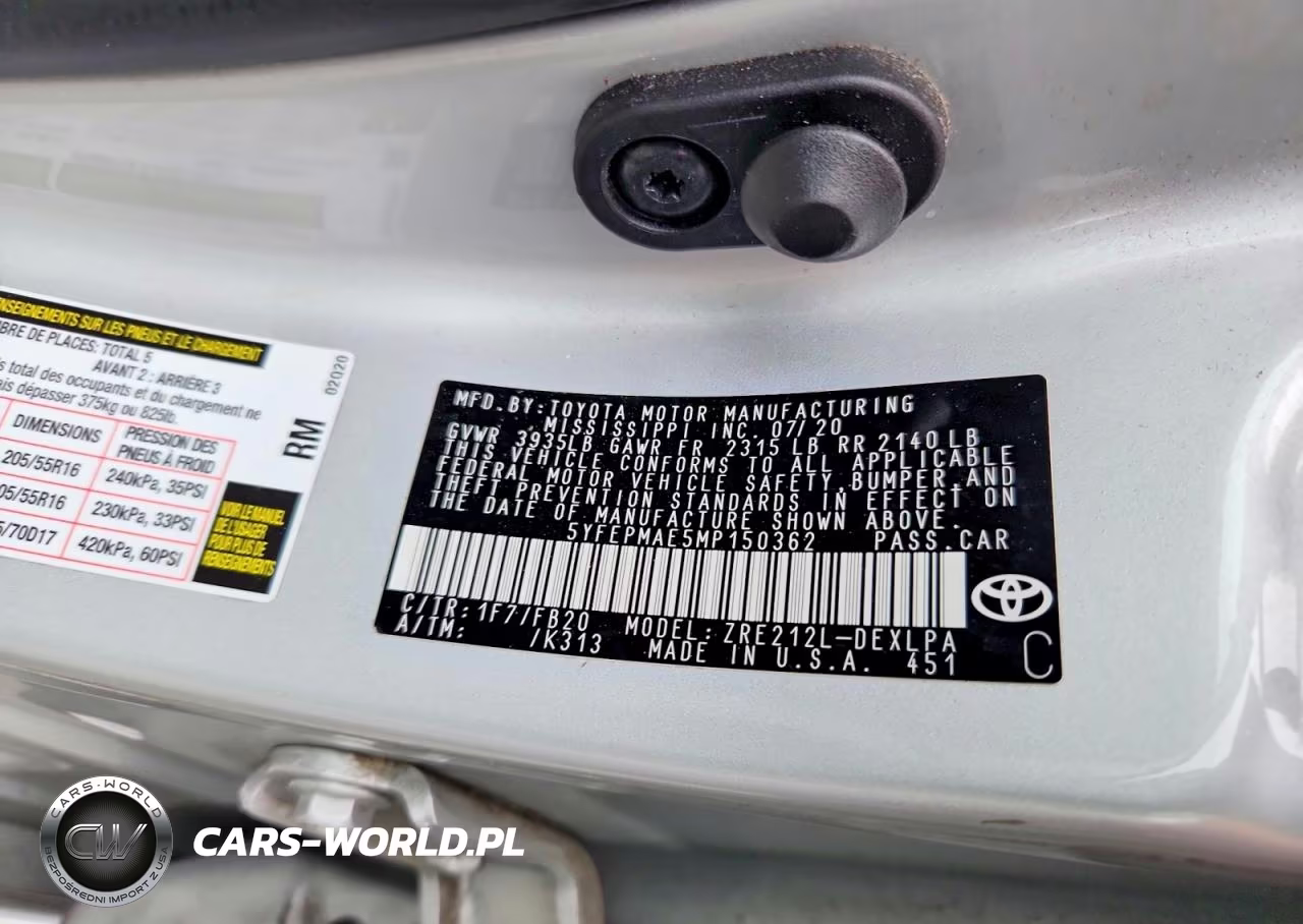2021 Toyota Corolla Le VIN:5YFEPMAE5MP150362 - 12