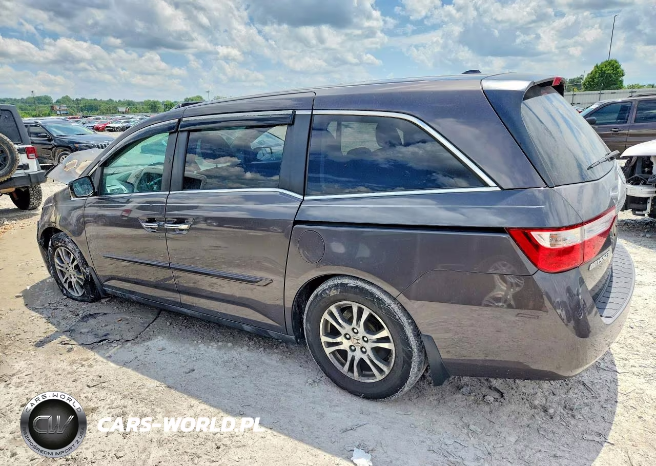 2012 Honda Odyssey Exl VIN:5FNRL5H68CB076012 - 2