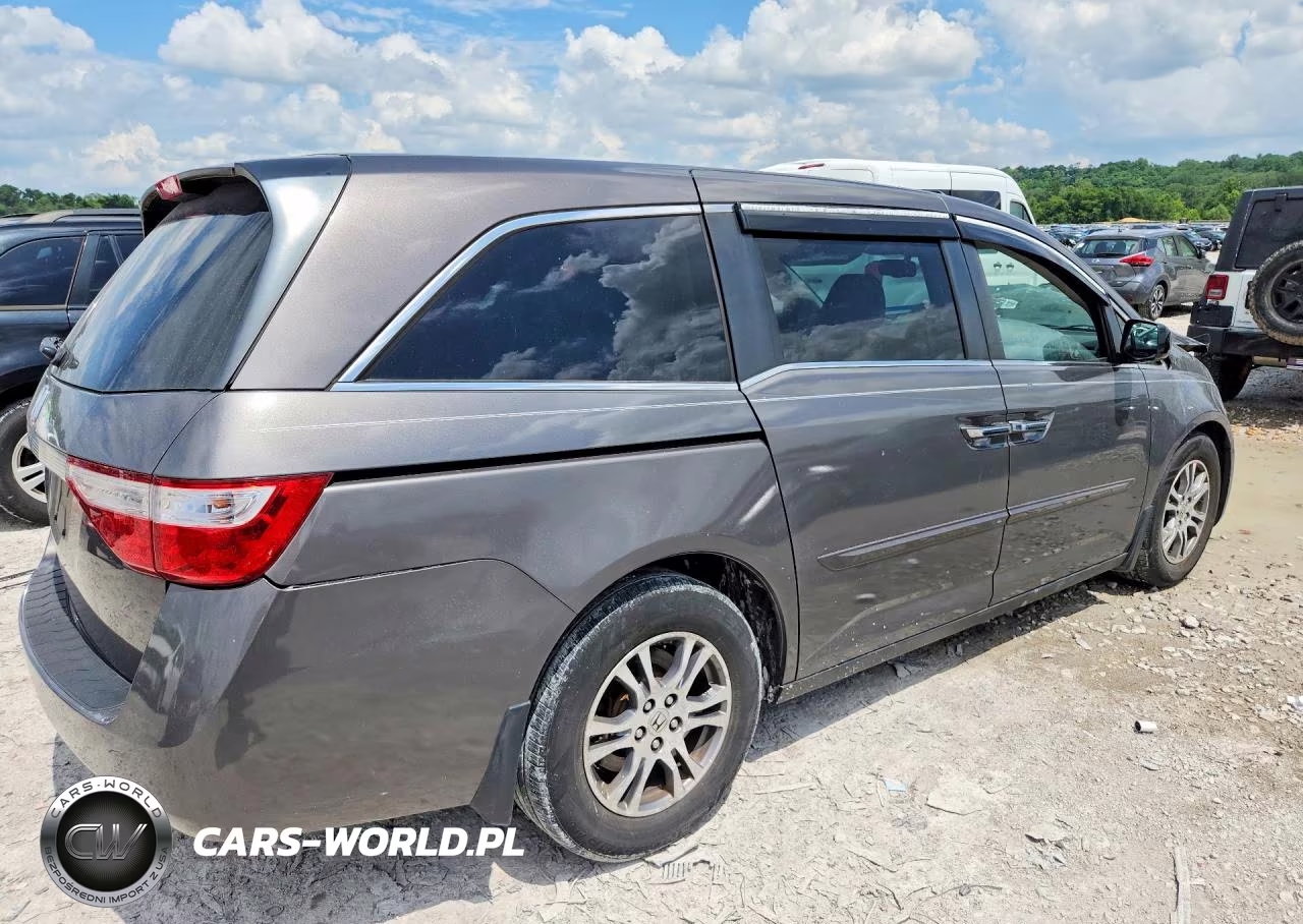 2012 Honda Odyssey Exl VIN:5FNRL5H68CB076012 - 3