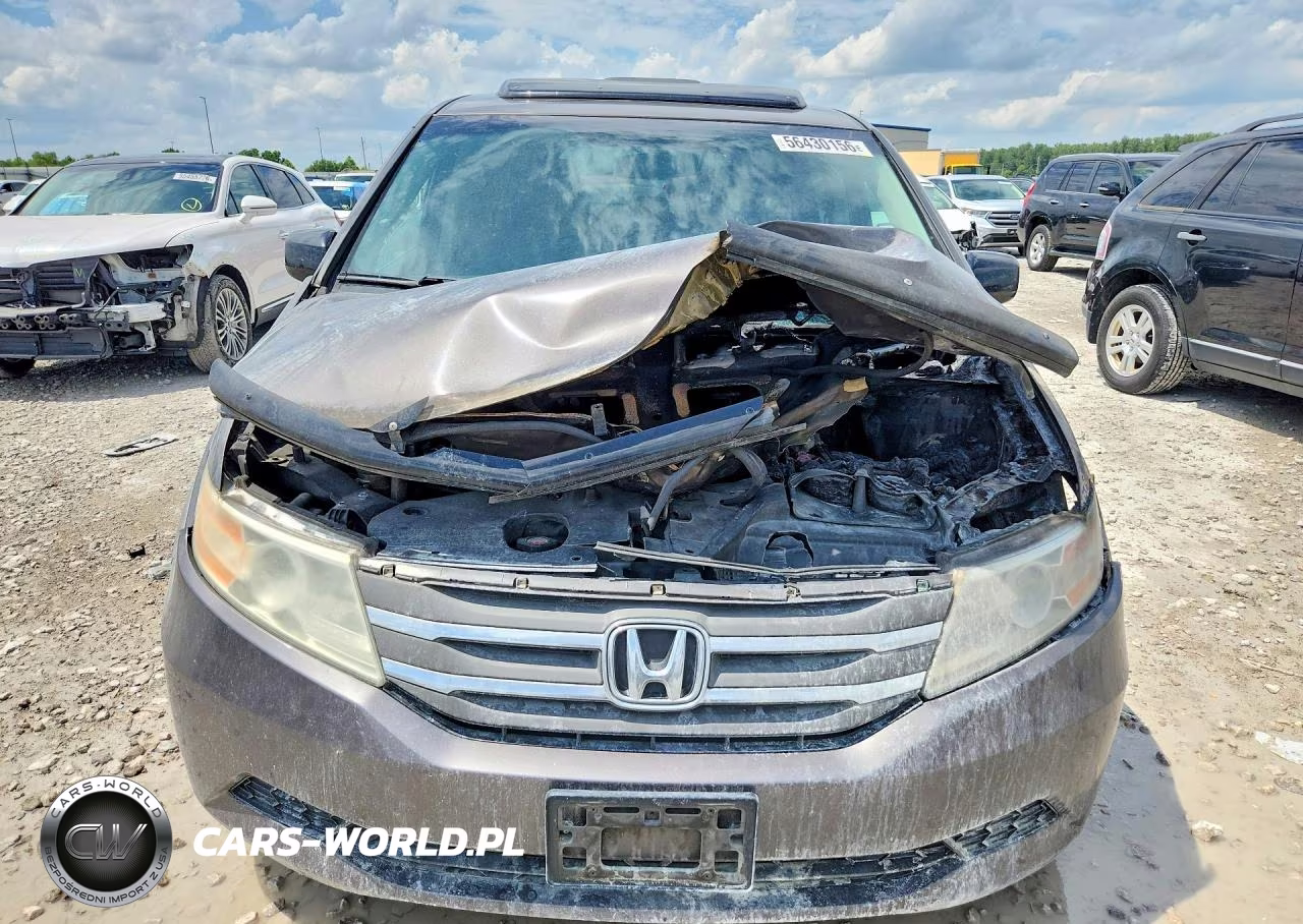 2012 Honda Odyssey Exl VIN:5FNRL5H68CB076012 - 5