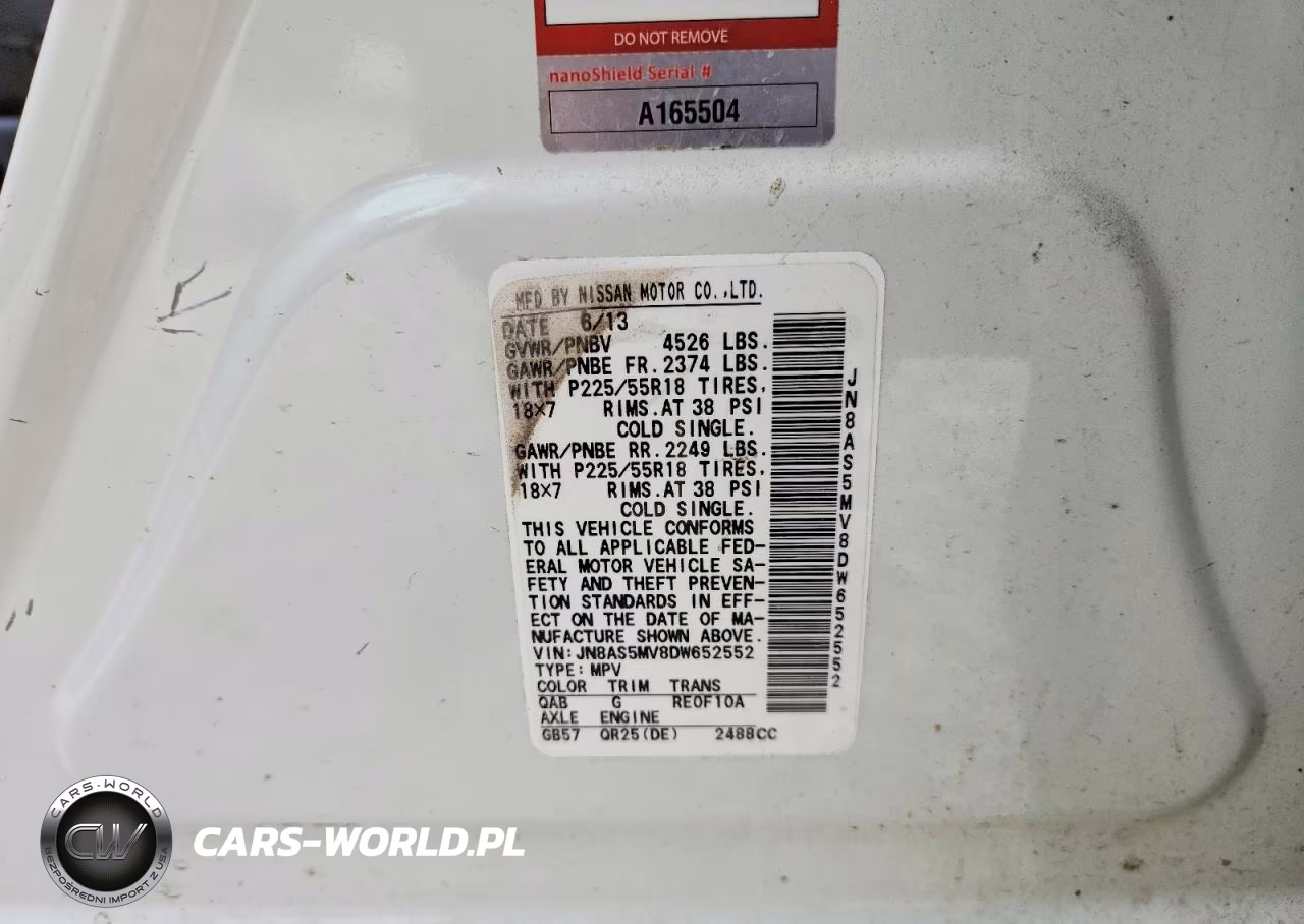 2013 Nissan Rogue S VIN:JN8AS5MV8DW652552 - 14