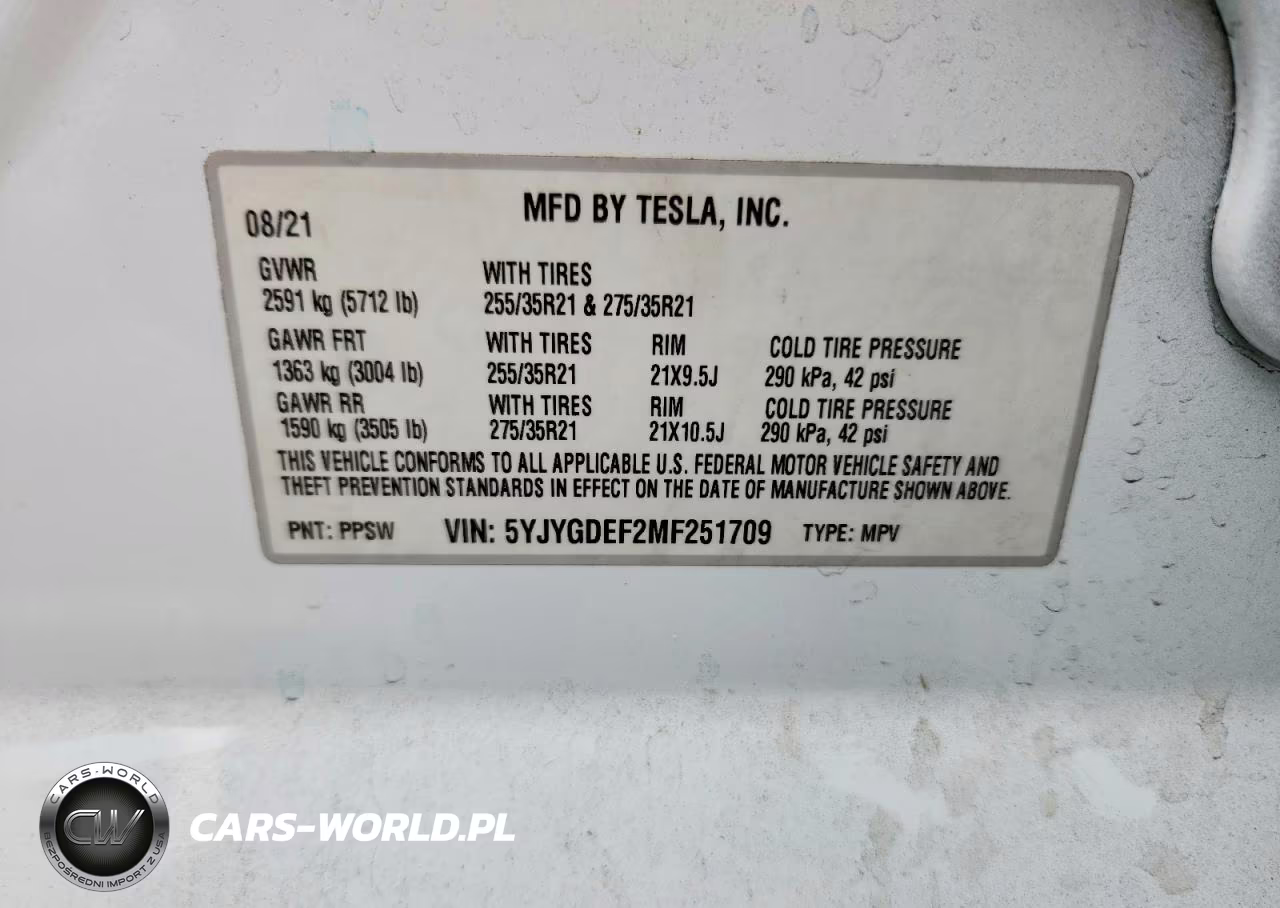 2021 Tesla Model Y VIN:5YJYGDEF2MF251709 - 13