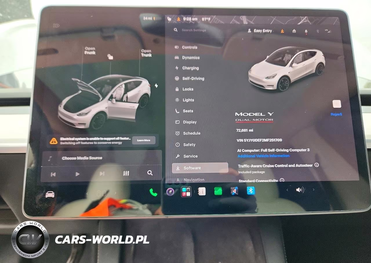 2021 Tesla Model Y VIN:5YJYGDEF2MF251709 - 9