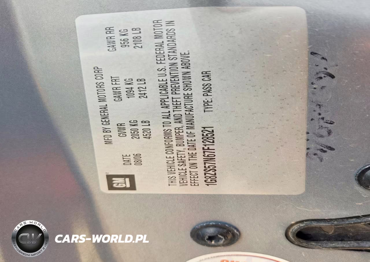 2007 Saturn Aura VIN:1G8ZS57N67F128521 - 12