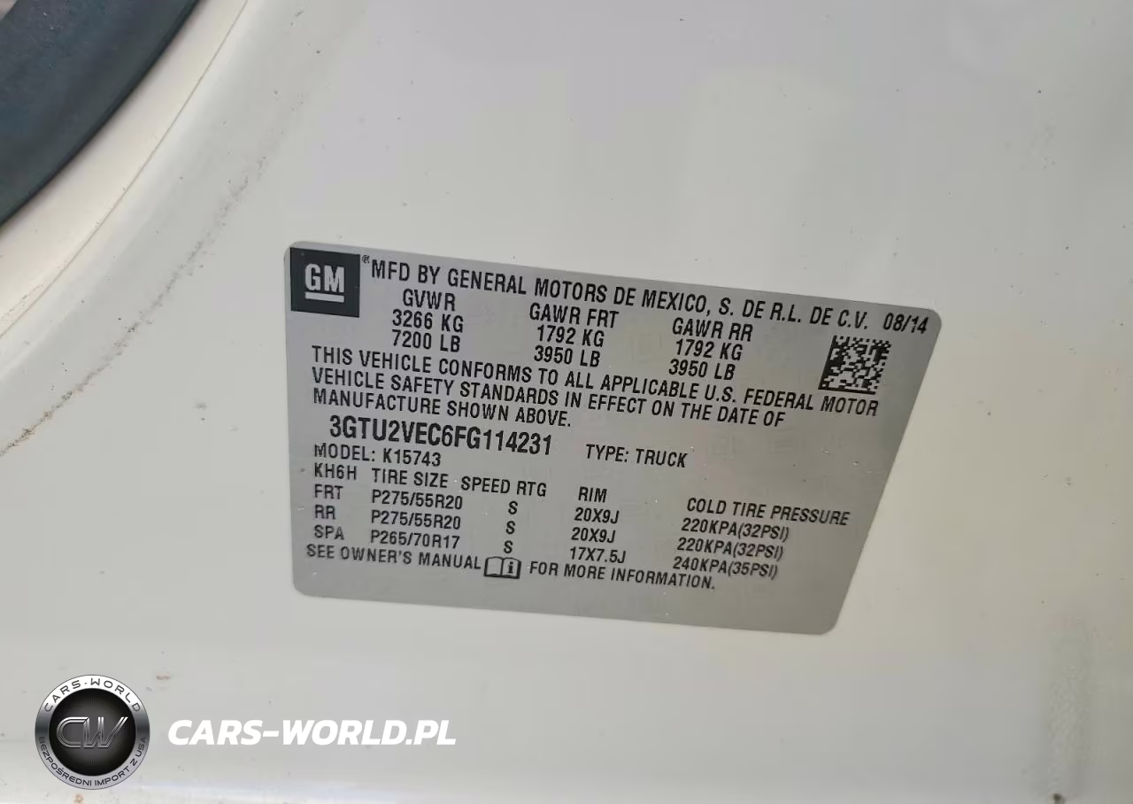 2015 GMC Sierra 1500 Slt VIN:3GTU2VEC6FG114231 - 13