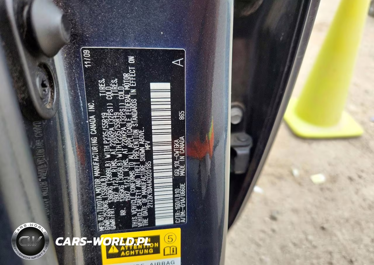 2010 Lexus Rx 350 VIN:2T2ZK1BA4AC020185 - 12