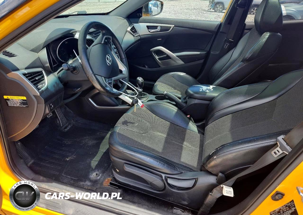 2012 Hyundai Veloster Base VIN:KMHTC6AD2CU078667 - 7
