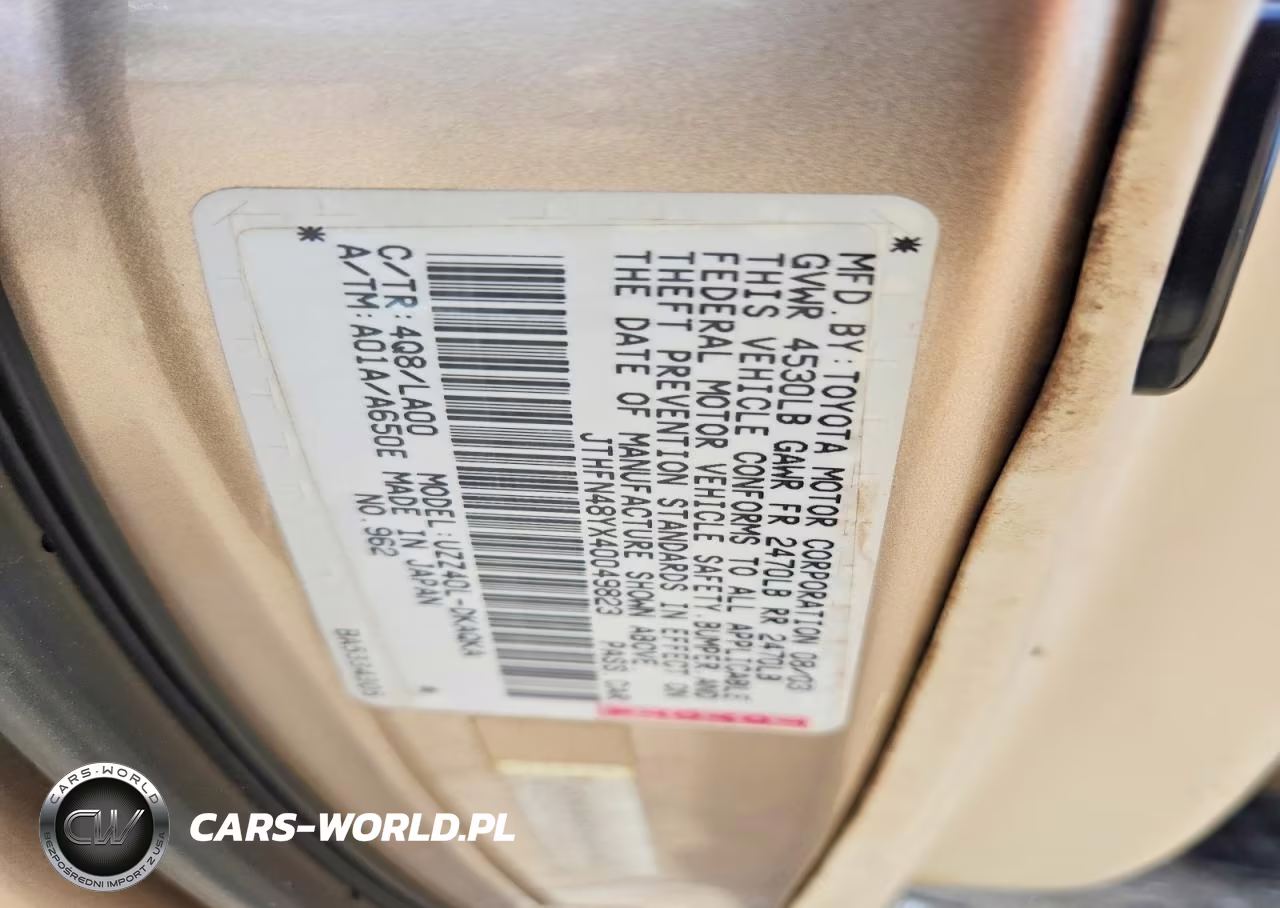 2004 Lexus Sc 430 VIN:JTHFN48YX40049823 - 12