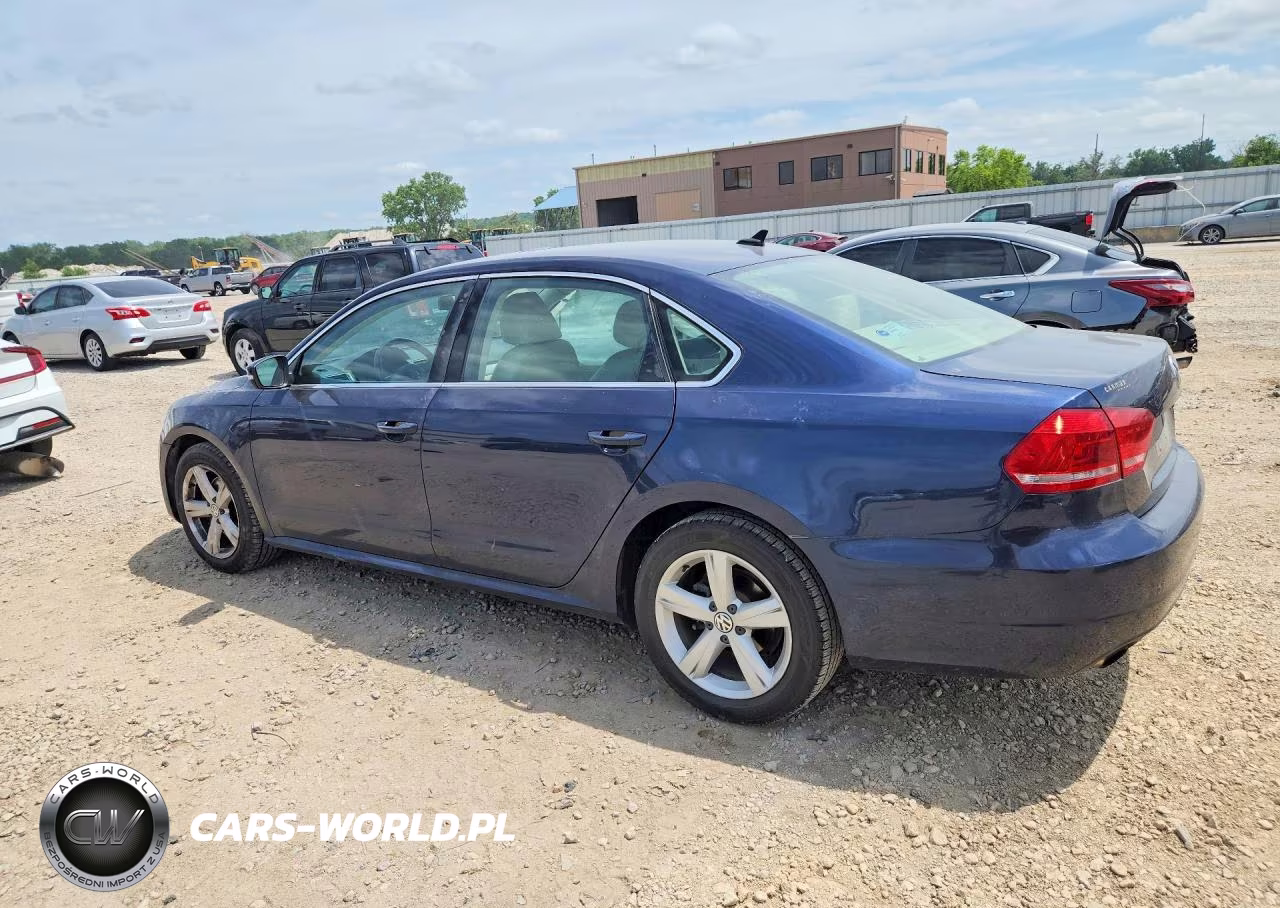 2013 Volkswagen Passat Se VIN:1VWBH7A37DC132855 - 2