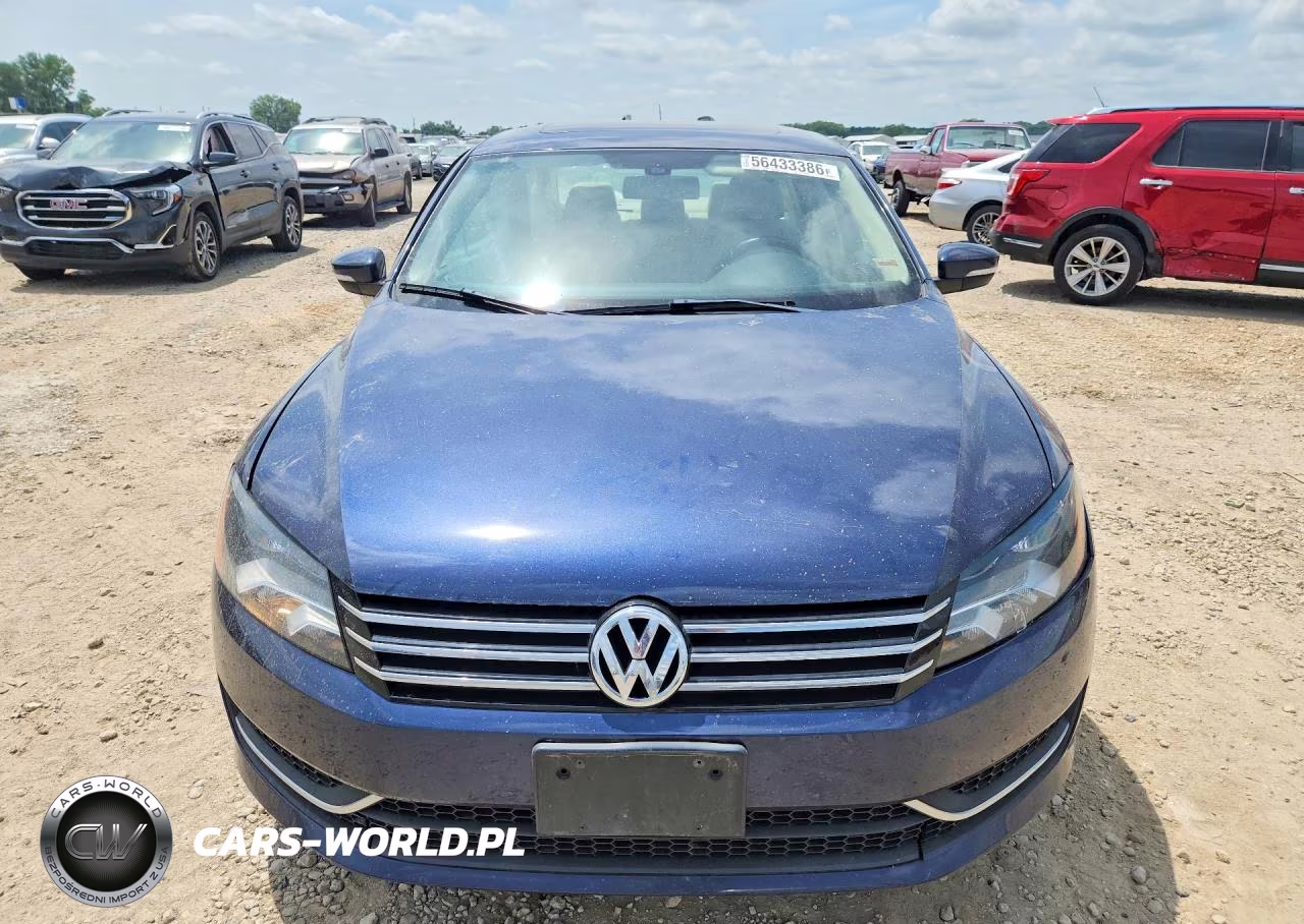 2013 Volkswagen Passat Se VIN:1VWBH7A37DC132855 - 5