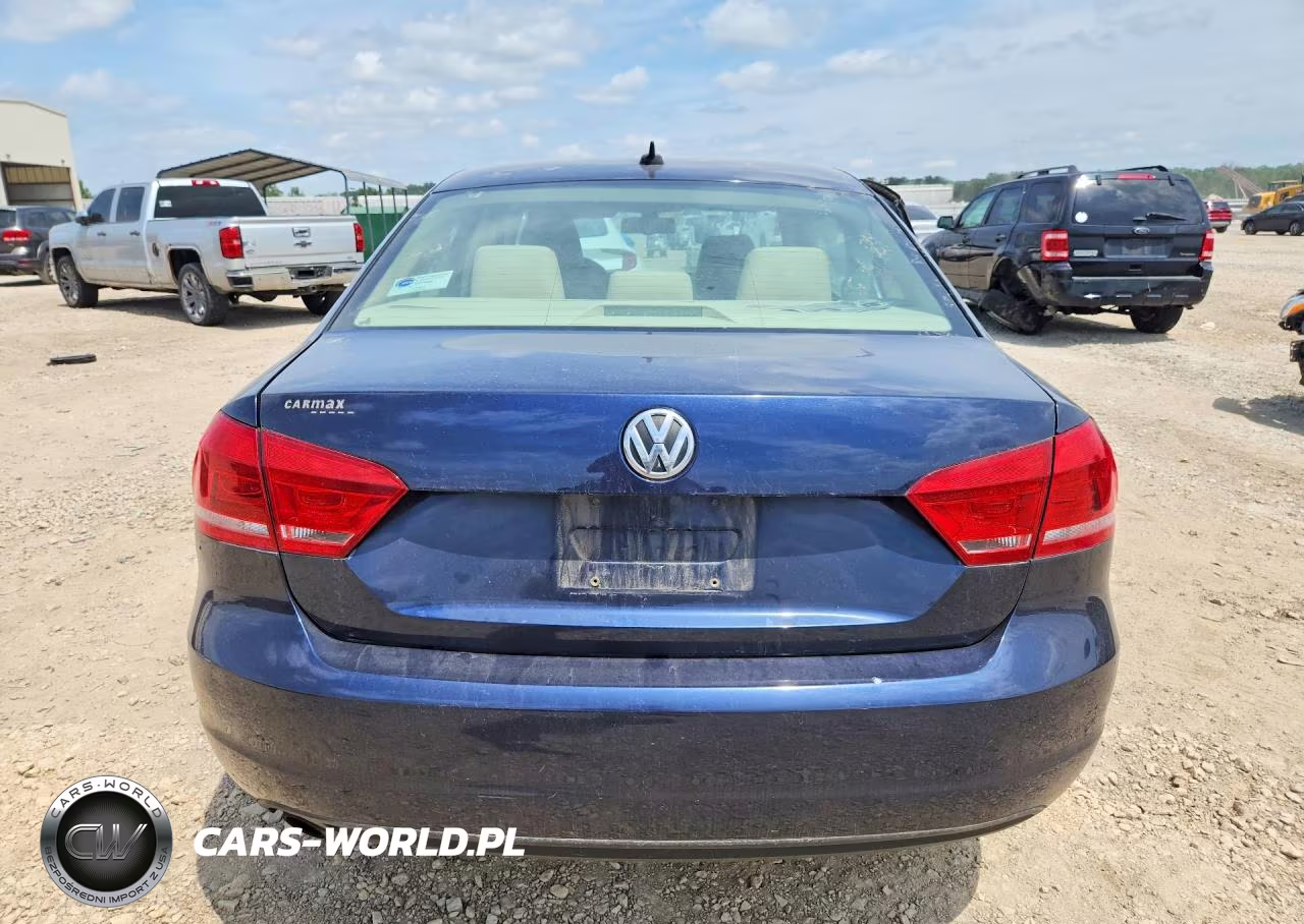 2013 Volkswagen Passat Se VIN:1VWBH7A37DC132855 - 6