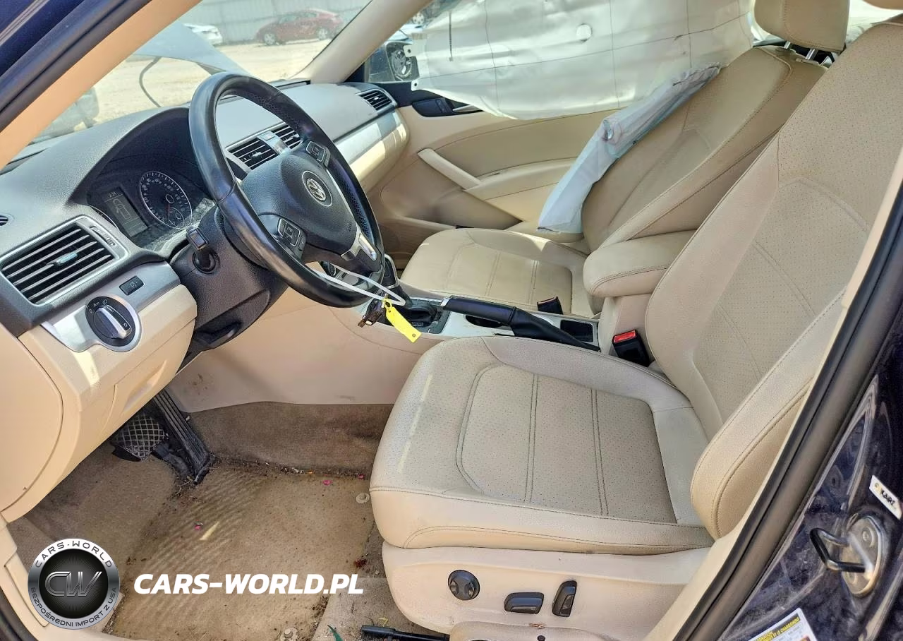 2013 Volkswagen Passat Se VIN:1VWBH7A37DC132855 - 7