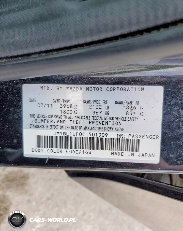 2012 Mazda 3 I VIN:JM1BL1UF0C1501909 - 12