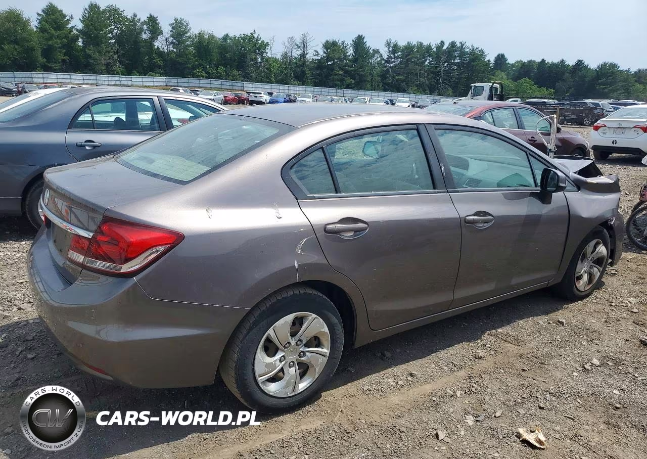 2013 Honda Civic Lx VIN:19XFB2F59DE287306 - 3