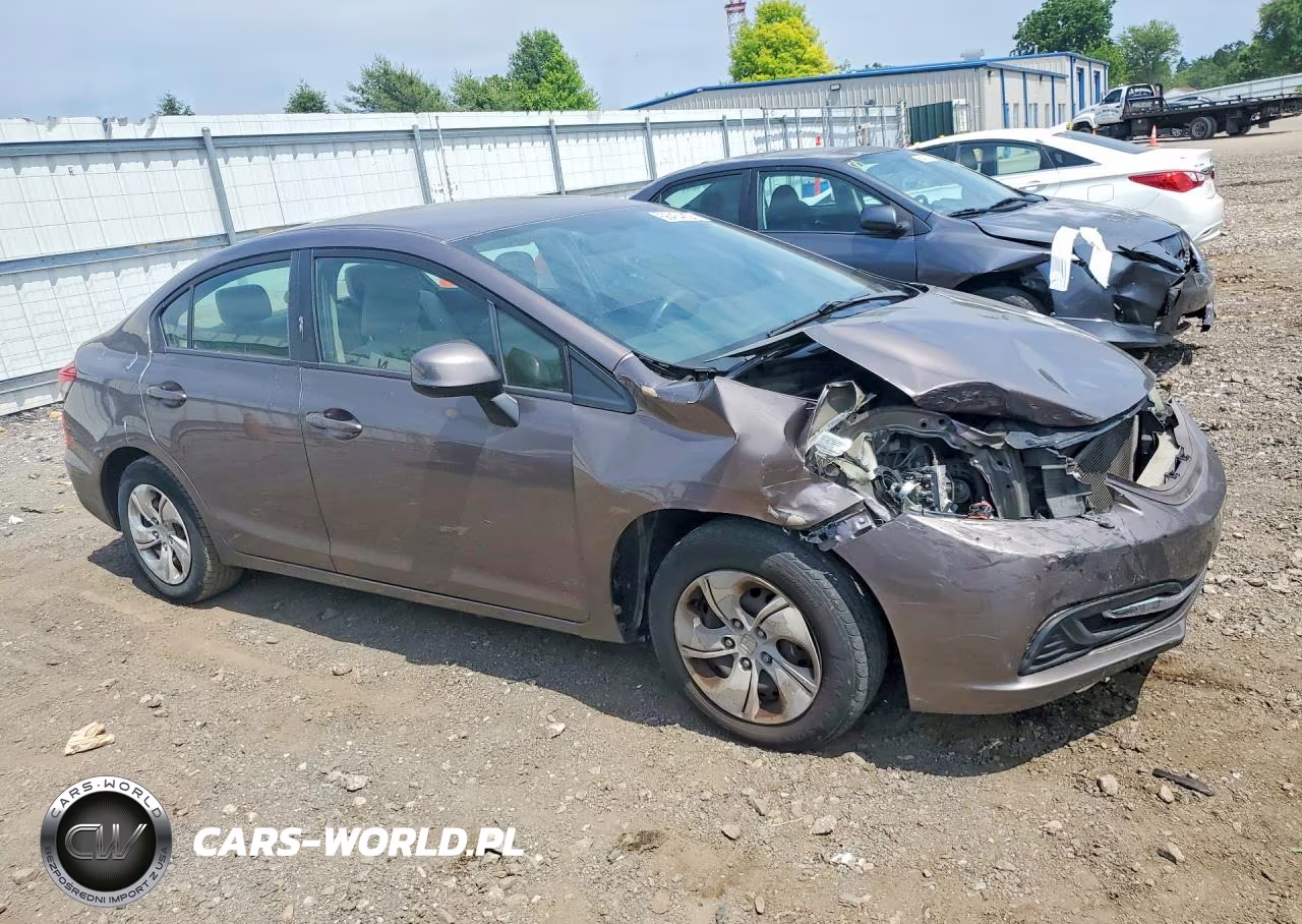 2013 Honda Civic Lx VIN:19XFB2F59DE287306 - 4