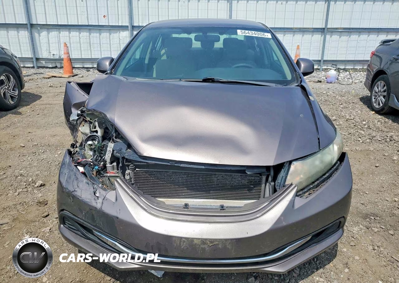 2013 Honda Civic Lx VIN:19XFB2F59DE287306 - 5