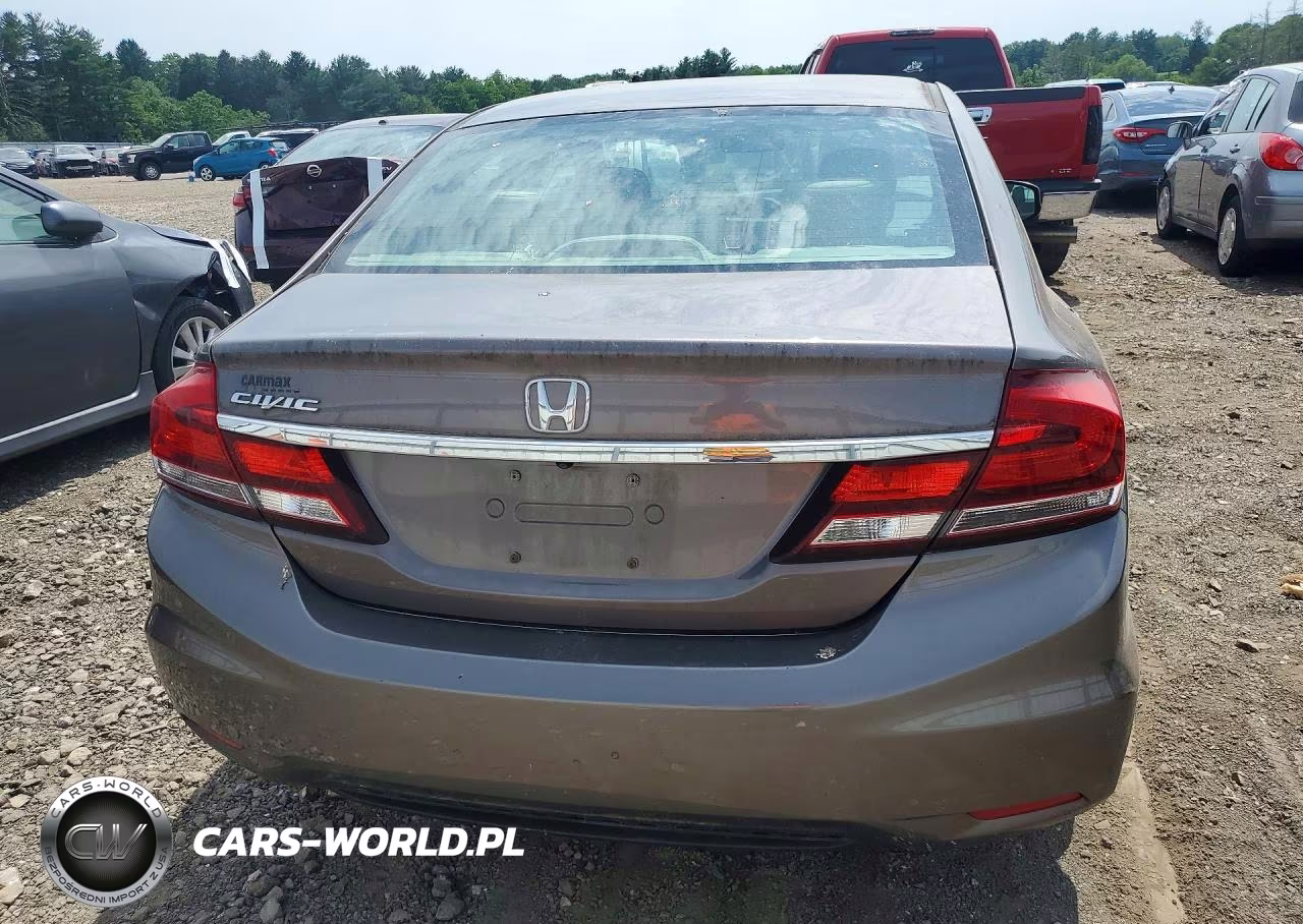 2013 Honda Civic Lx VIN:19XFB2F59DE287306 - 6