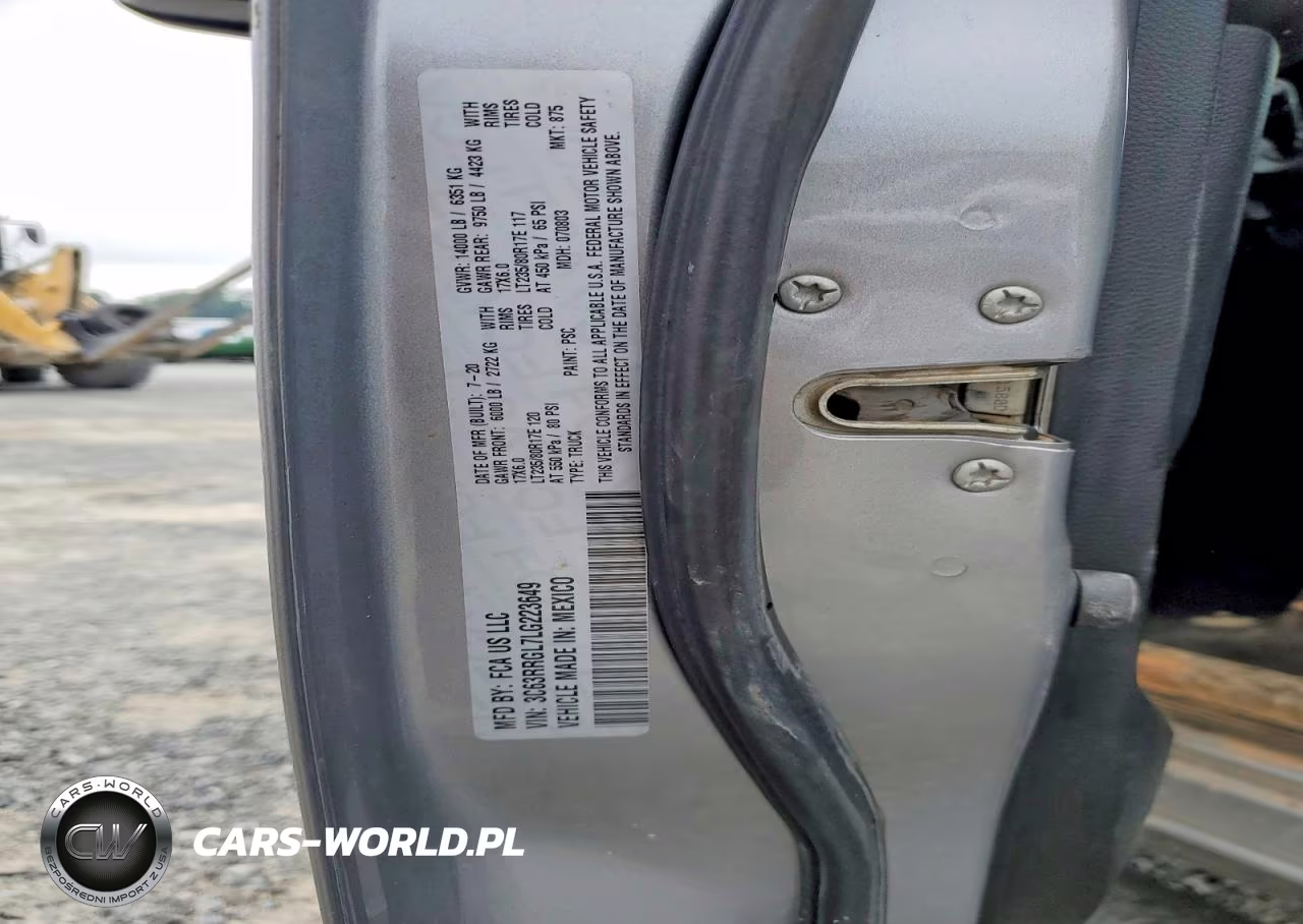 2020 Ram 3500 Tradesman VIN:3C63RRGL7LG223649 - 12