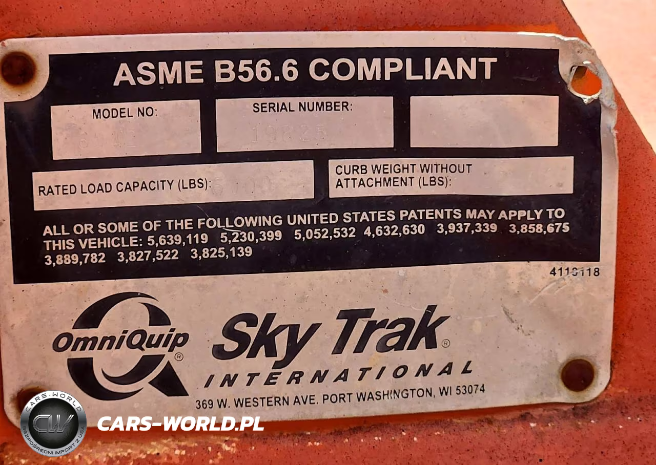 2008 Sky Trak 6042 - Telehandler VIN:19825 - 10