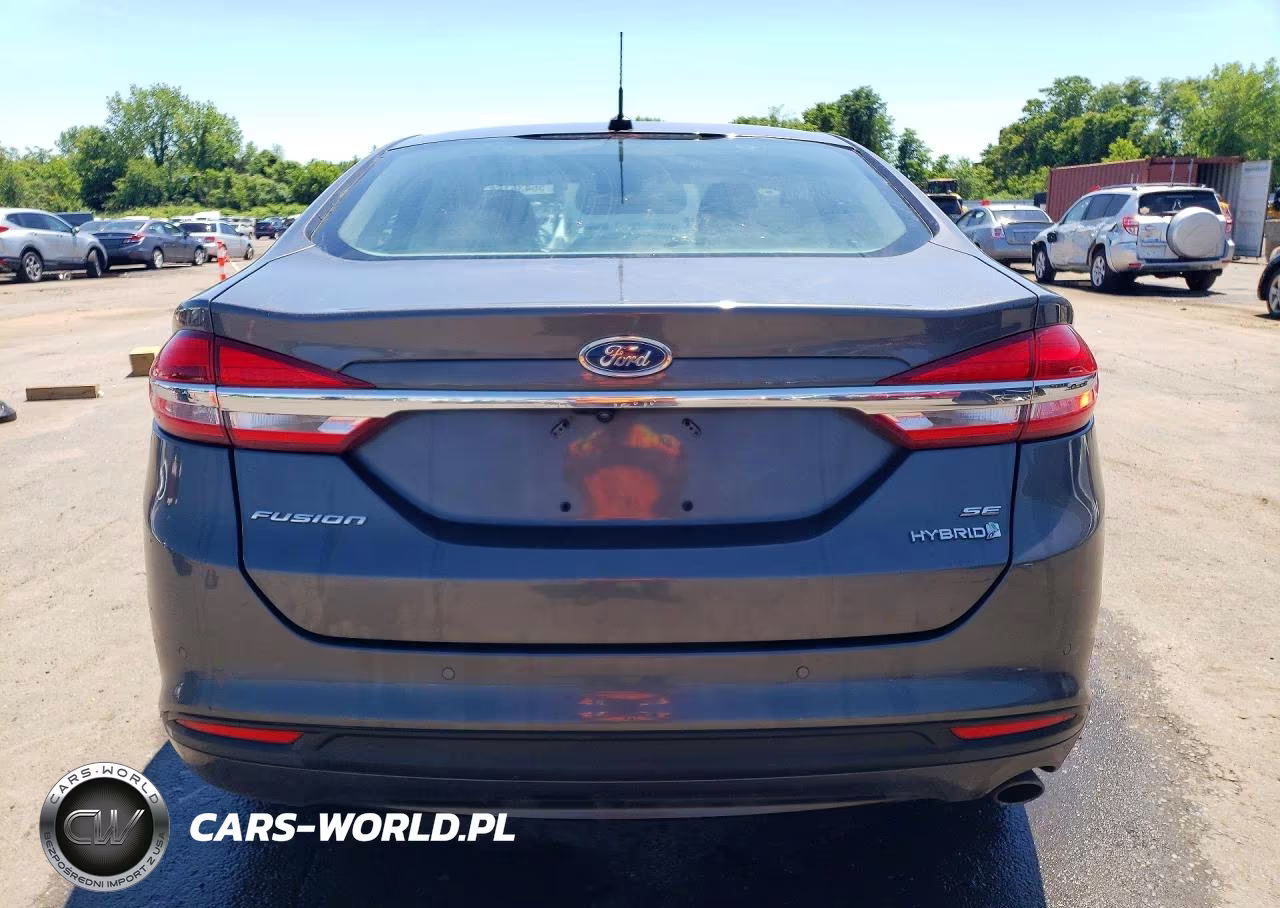 2018 Ford Fusion Se Hybrid VIN:3FA6P0LU7JR235393 - 6