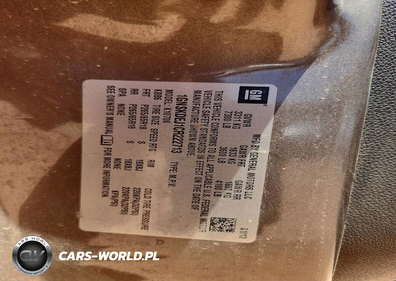 2012 Chevrolet Tahoe Hybrid VIN:1GNSKDEJ1CR222713 - 13