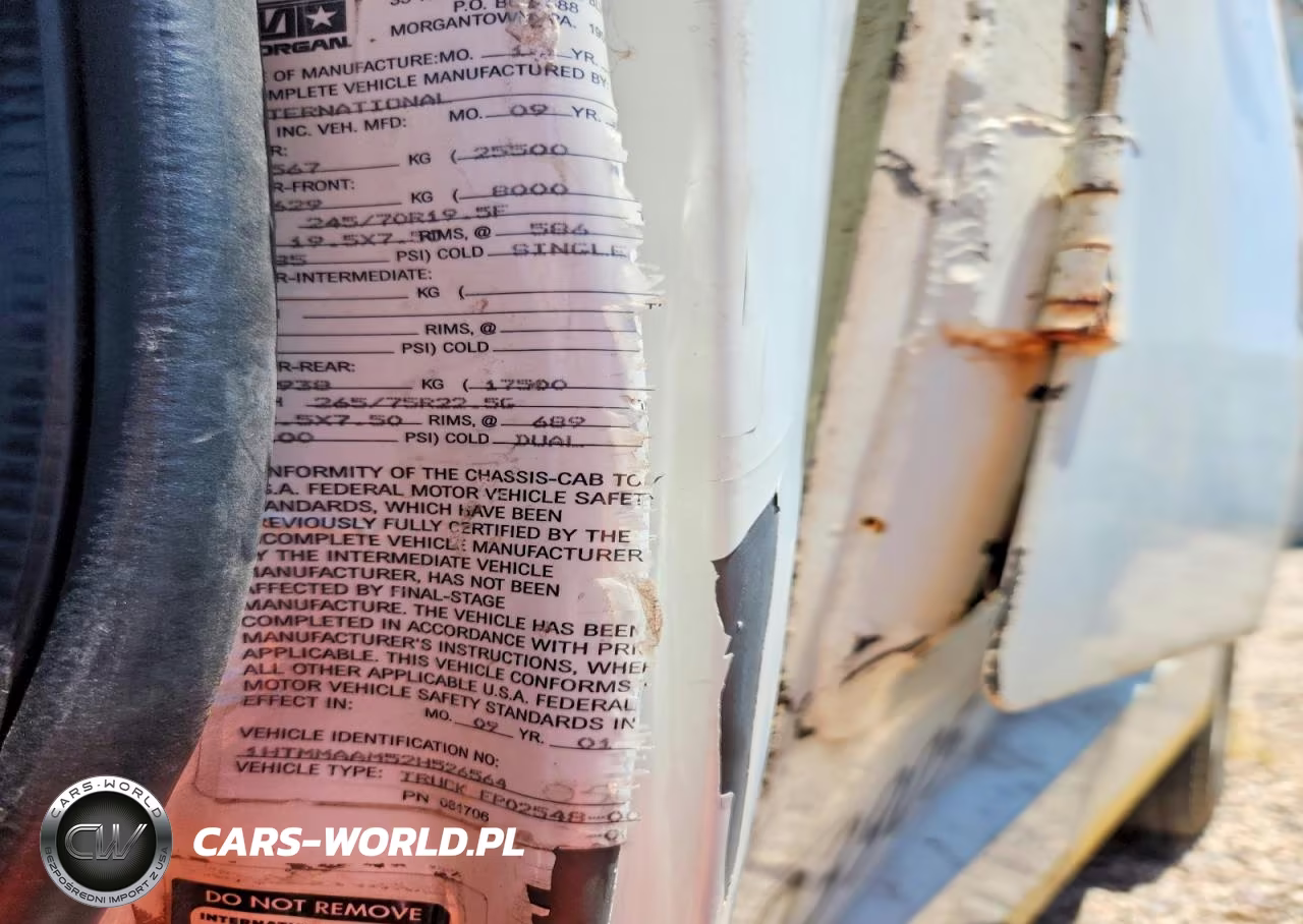 2002 International Ma025 Refuse Truck VIN:1HTMMAAM52H526564 - 10