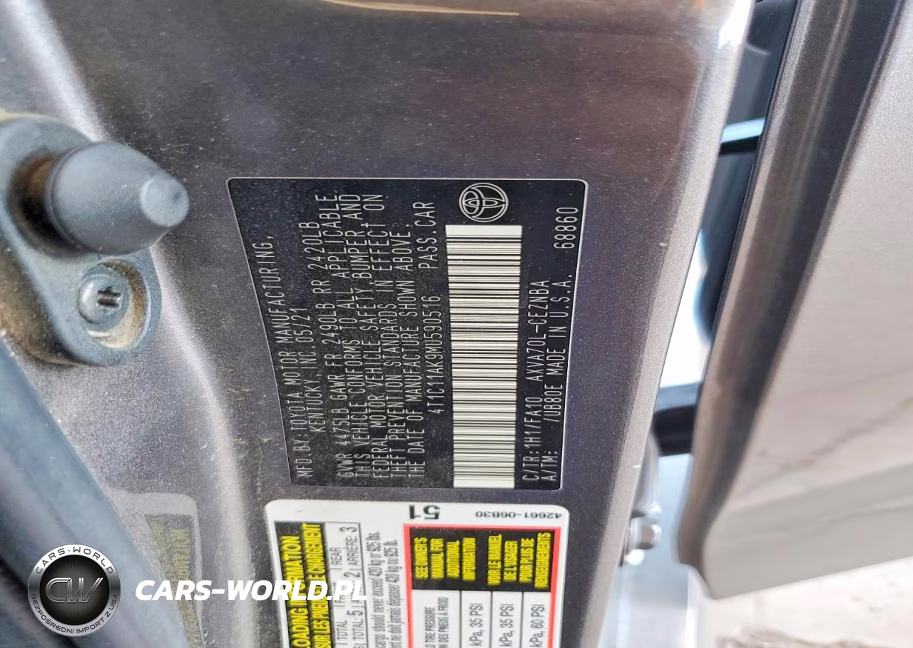 2021 Toyota Camry Le VIN:4T1C11AK9MU590516 - 12