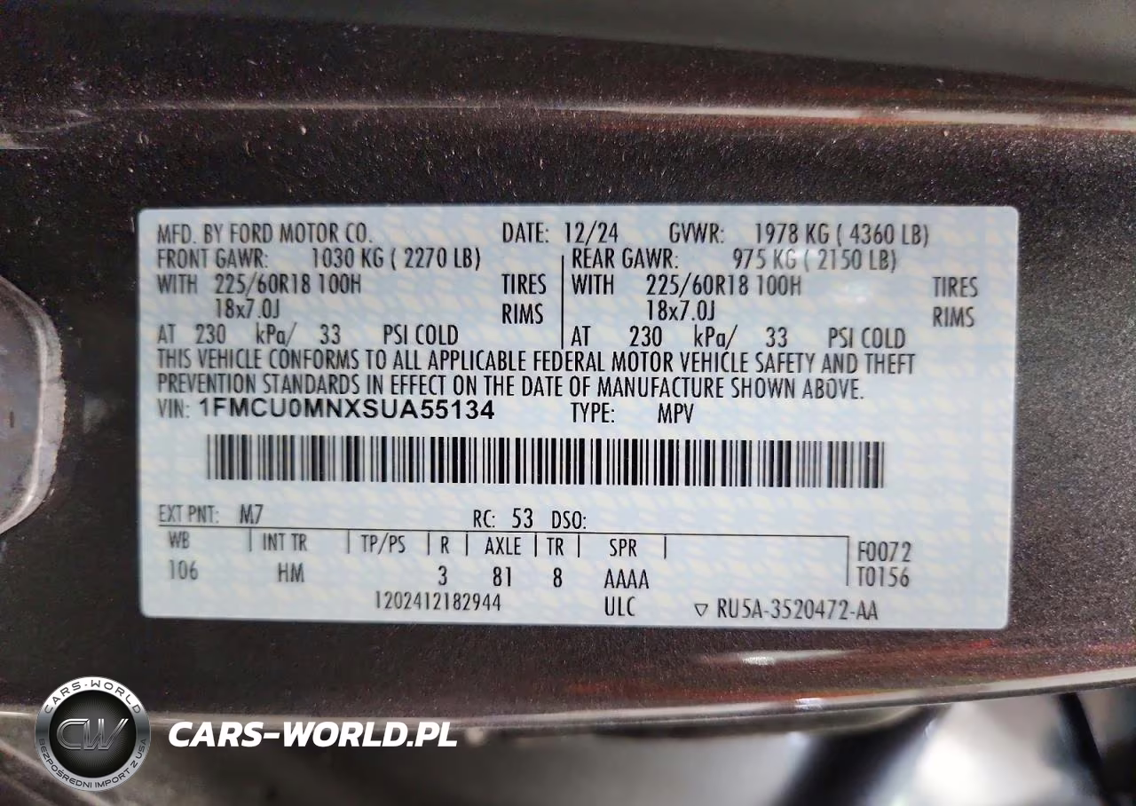 2025 Ford Escape St Line VIN:1FMCU0MNXSUA55134 - 12
