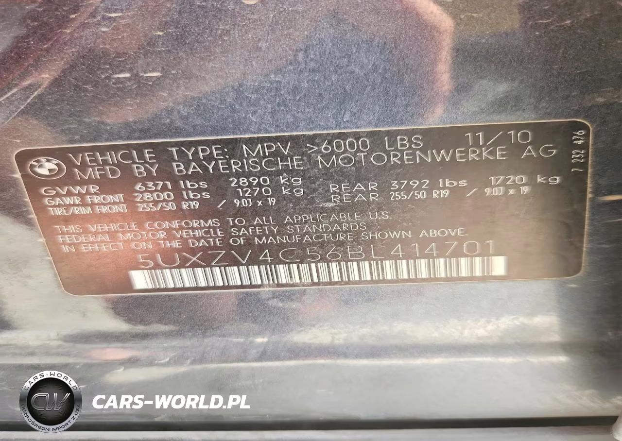 2011 BMW X5 xDrive35I VIN:5UXZV4C56BL414701 - 13